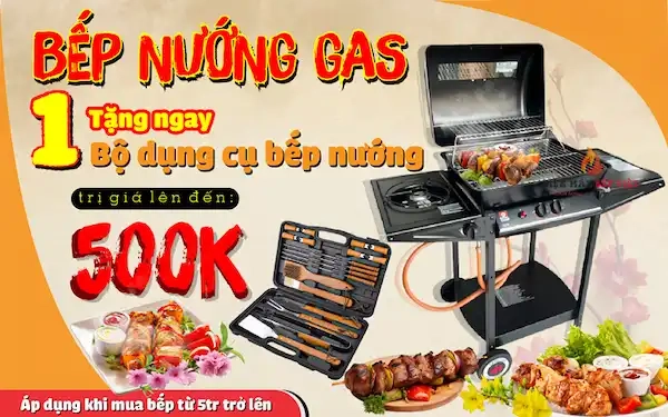 khuyến mãi mua bếp nướng