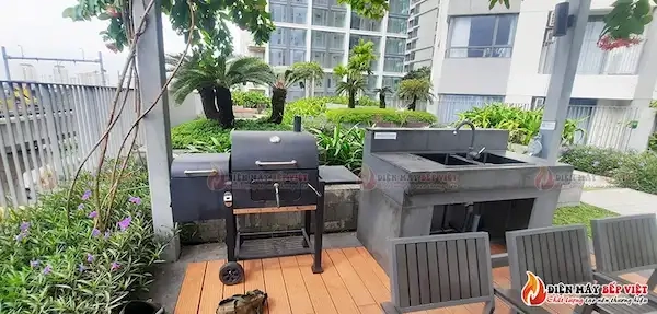 Bếp Nướng BBQ nhập khẩu LM212 tại nhà khách hàng