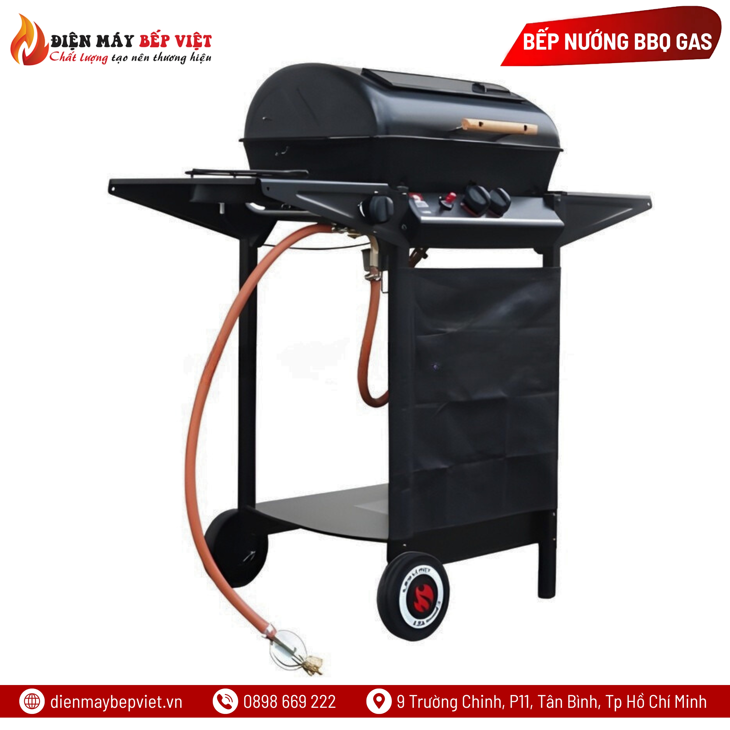 Bếp Nướng Gas Đá BBQ Grill 376 Cao Cấp