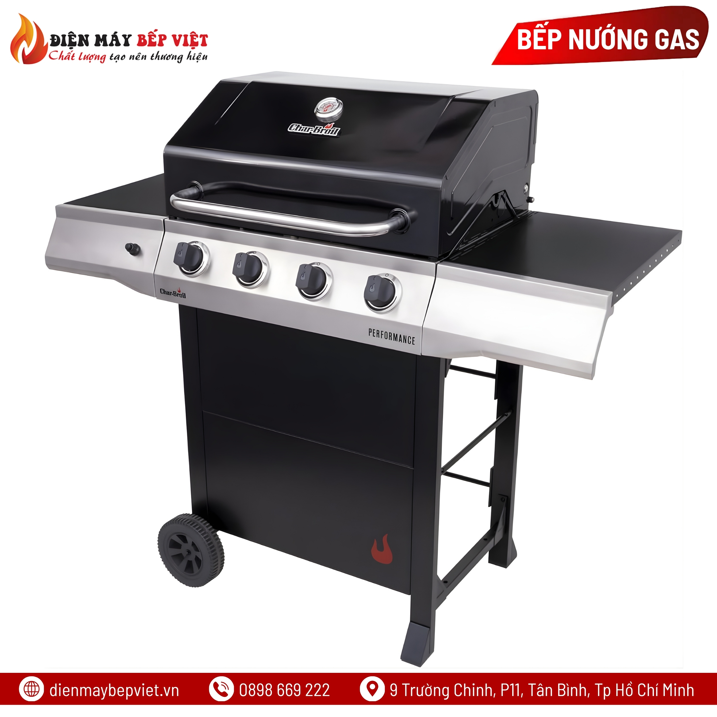 Bếp Nướng Gas Ngoài Trời Cao Cấp G428-45B (Char Broil)