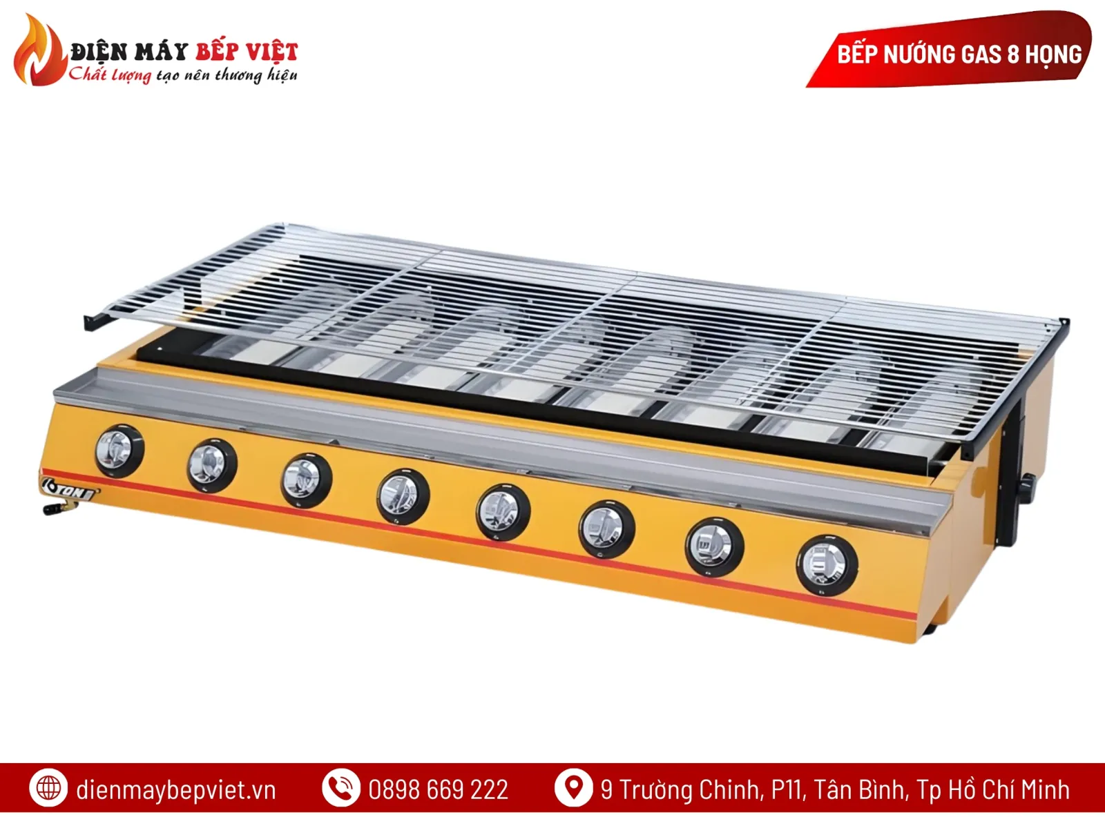 Bếp Nướng Gas Nhà Hàng