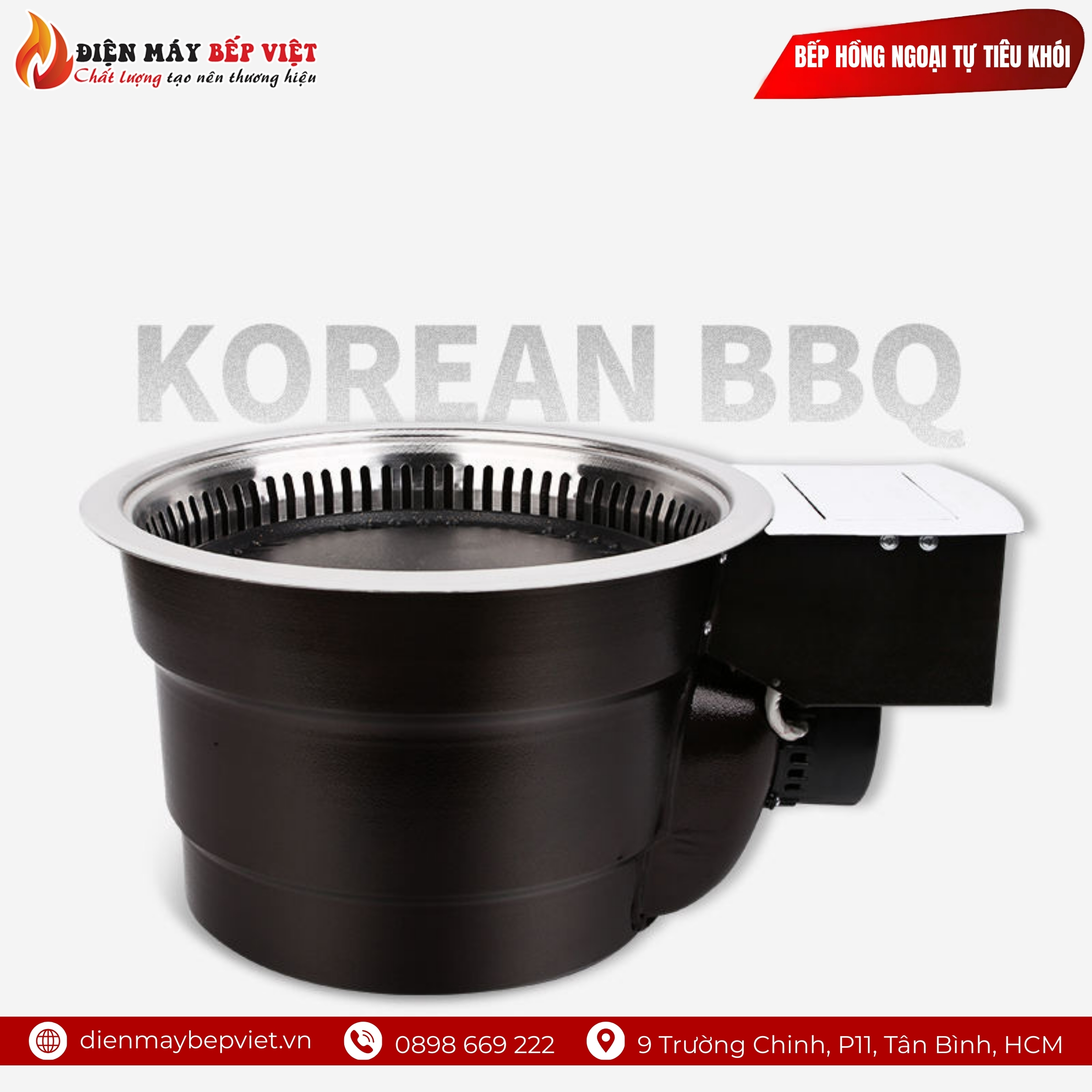 Bếp Nướng Hồng Ngoại Tự Tiêu Khói Cảm Ứng