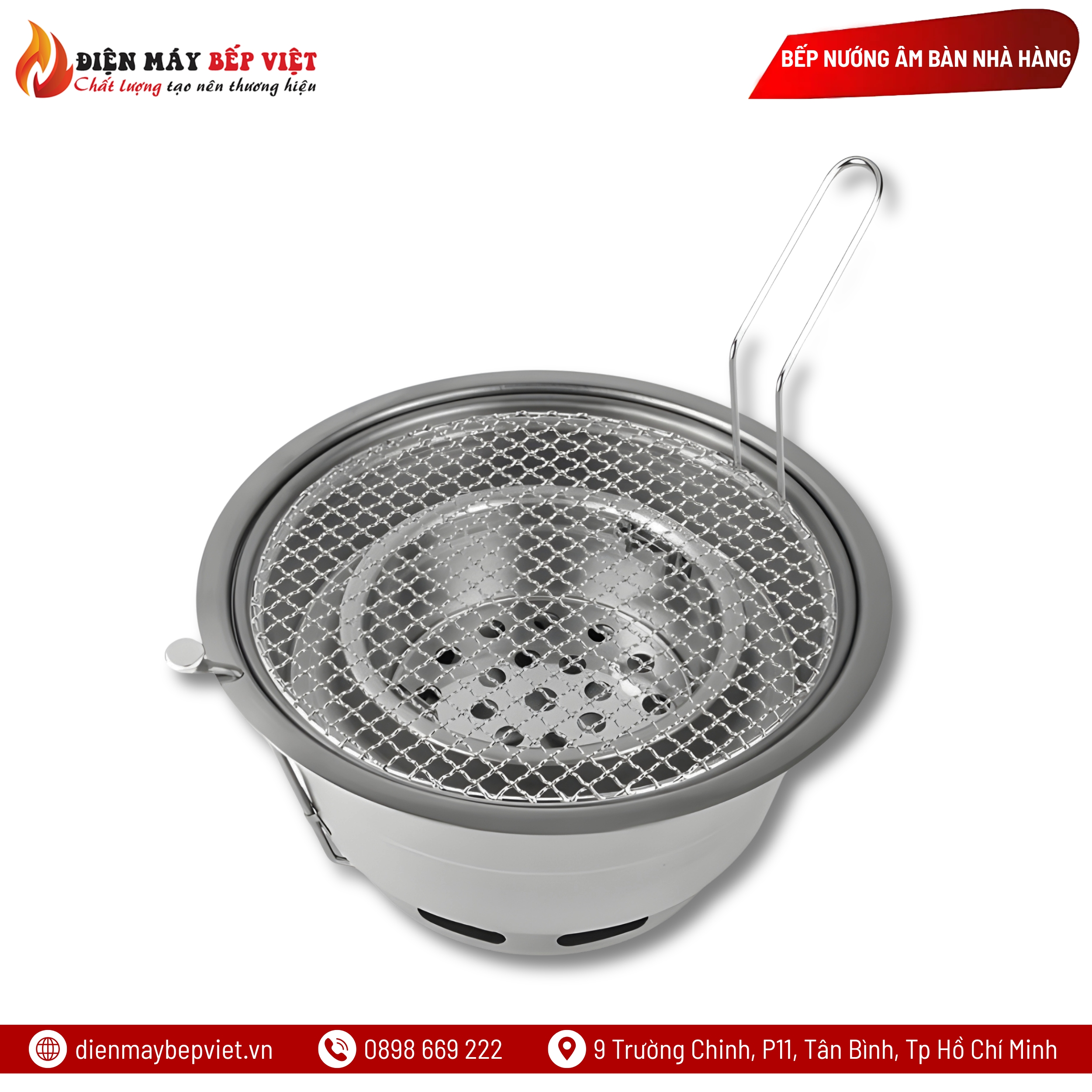 Bếp Nướng Hút Khói Trên HQ02 (Chưa Vỉ)