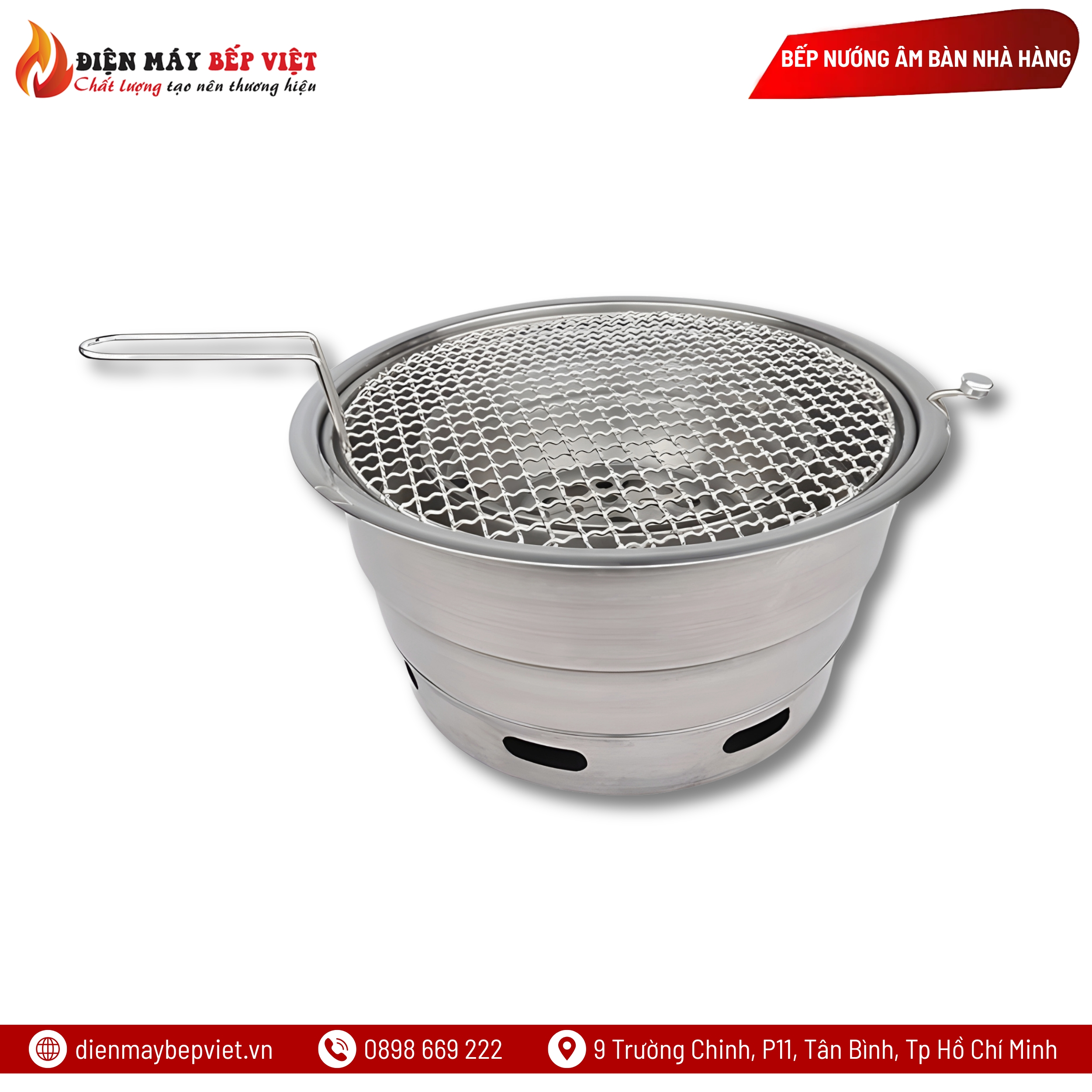 Bếp Nướng Hút Khói Trên HQ02 (Chưa Vỉ)