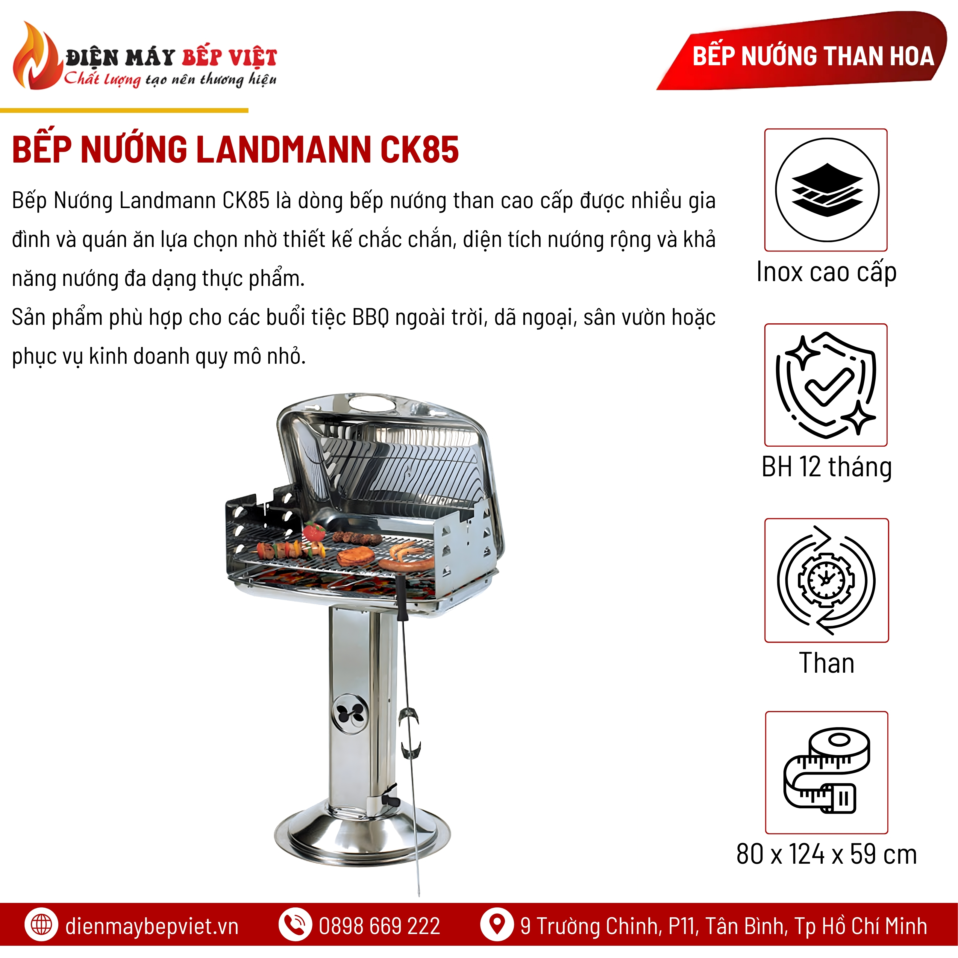 Bếp Nướng Landmann CK85