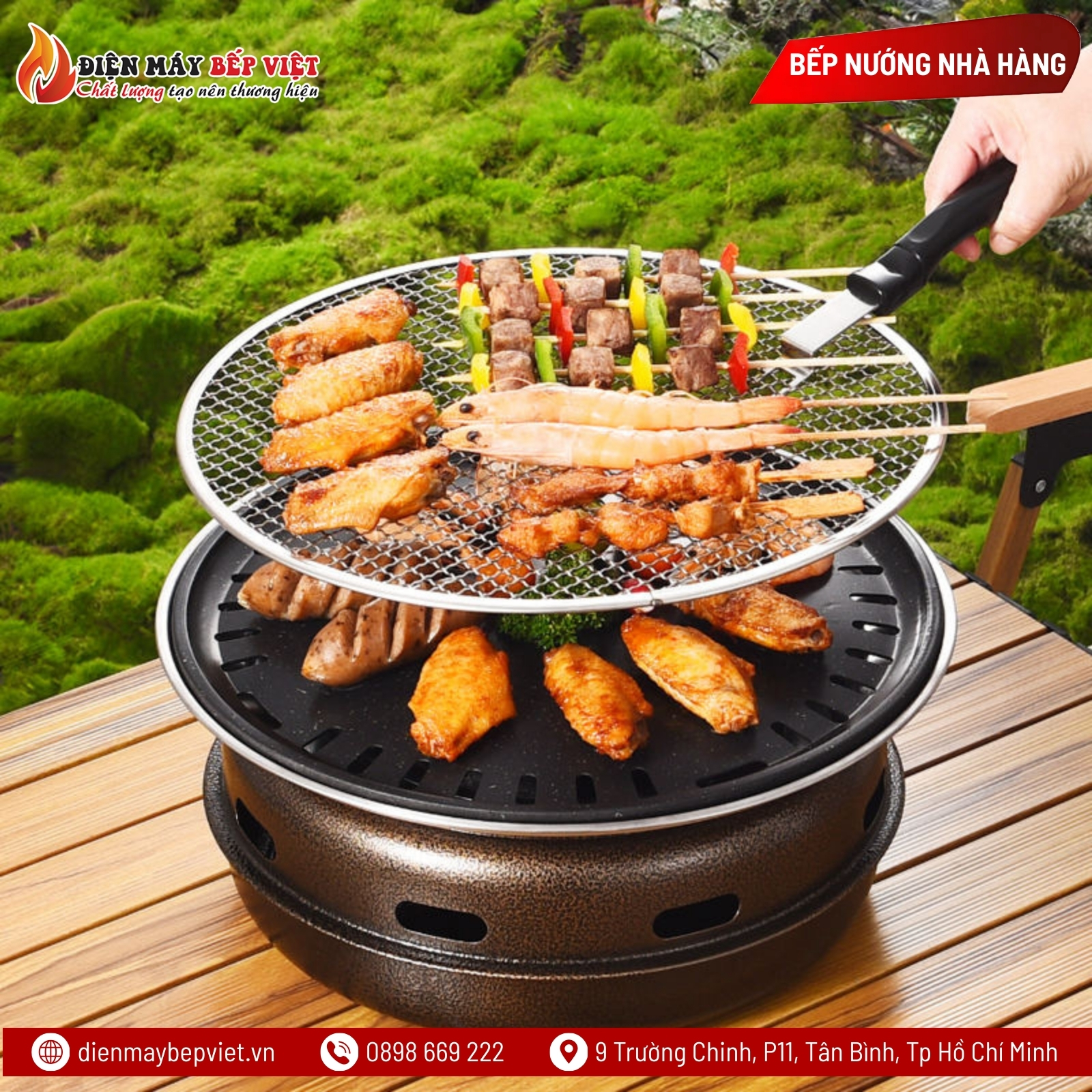 Bếp Nướng Lẩu Ngoài Trời