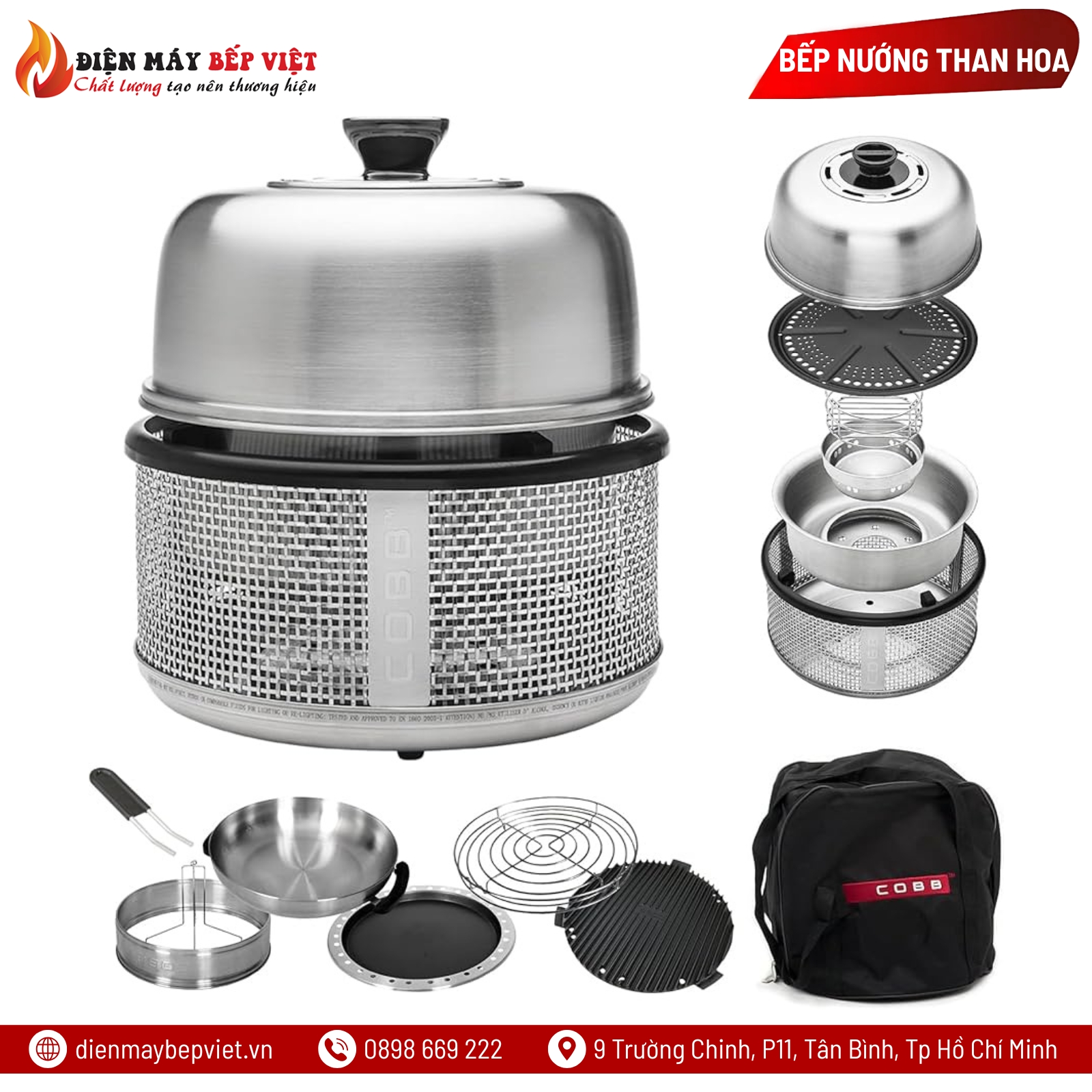 Bếp Nướng Than Di Động COBB Premier Air