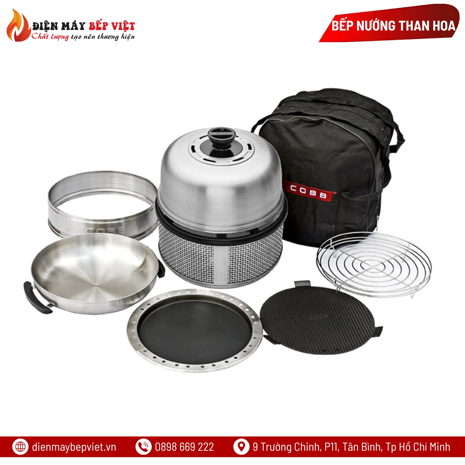 Bếp Nướng Than Di Động COBB Premier Air
