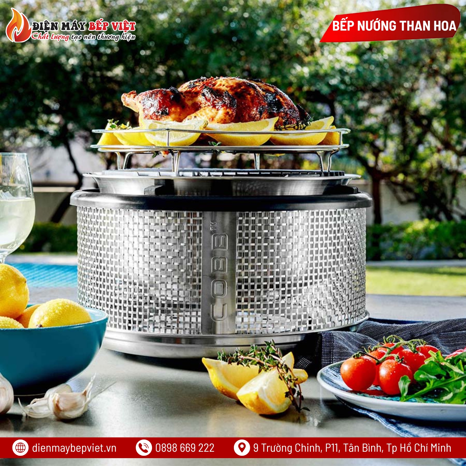 Bếp Nướng Than Di Động COBB Premier Air