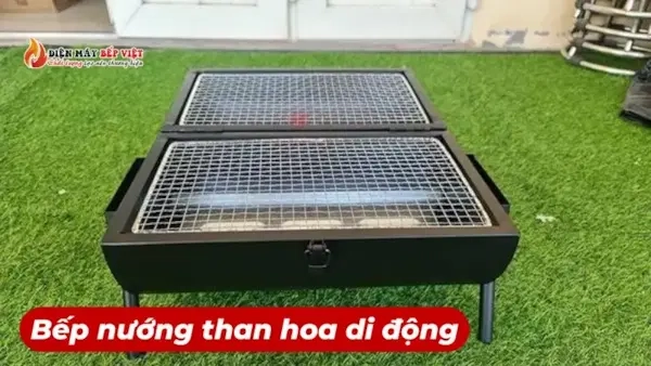 Bếp nướng than hoa di động BH1221 nhỏ gọn, tiện lợi