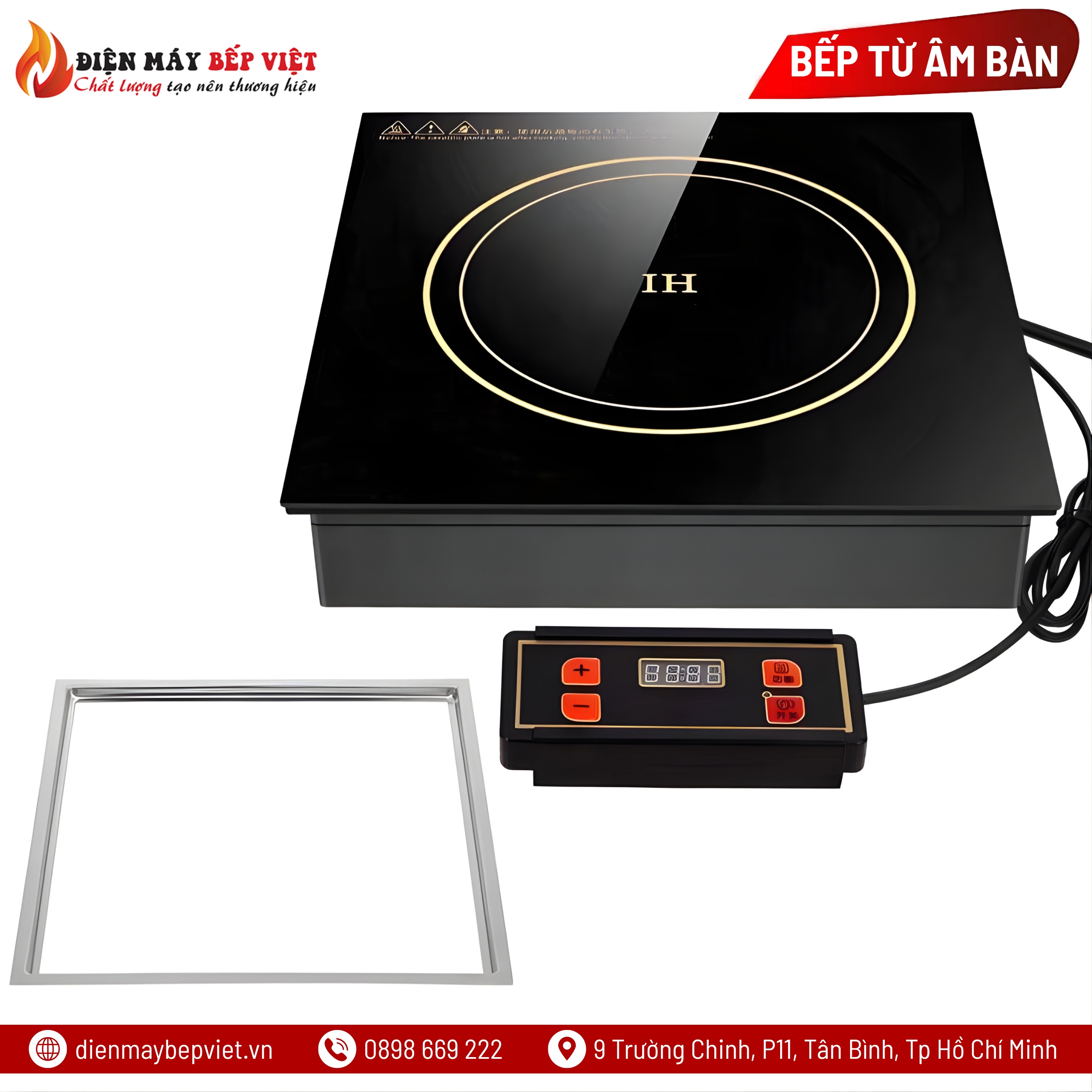 Bếp Từ Âm Bàn Vuông D320mm 3000W