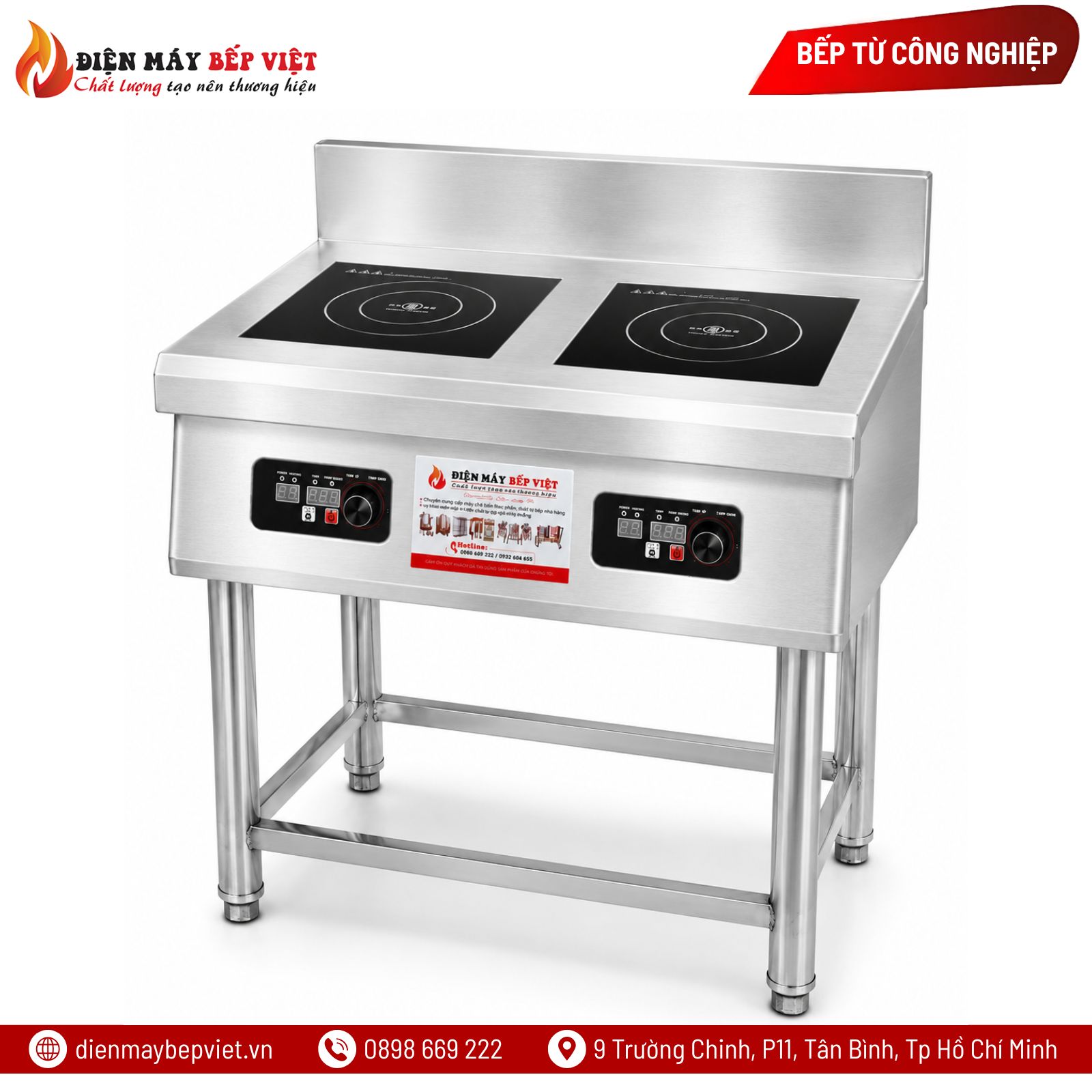 Bếp Từ Công Nghiệp 2 Họng BV2026