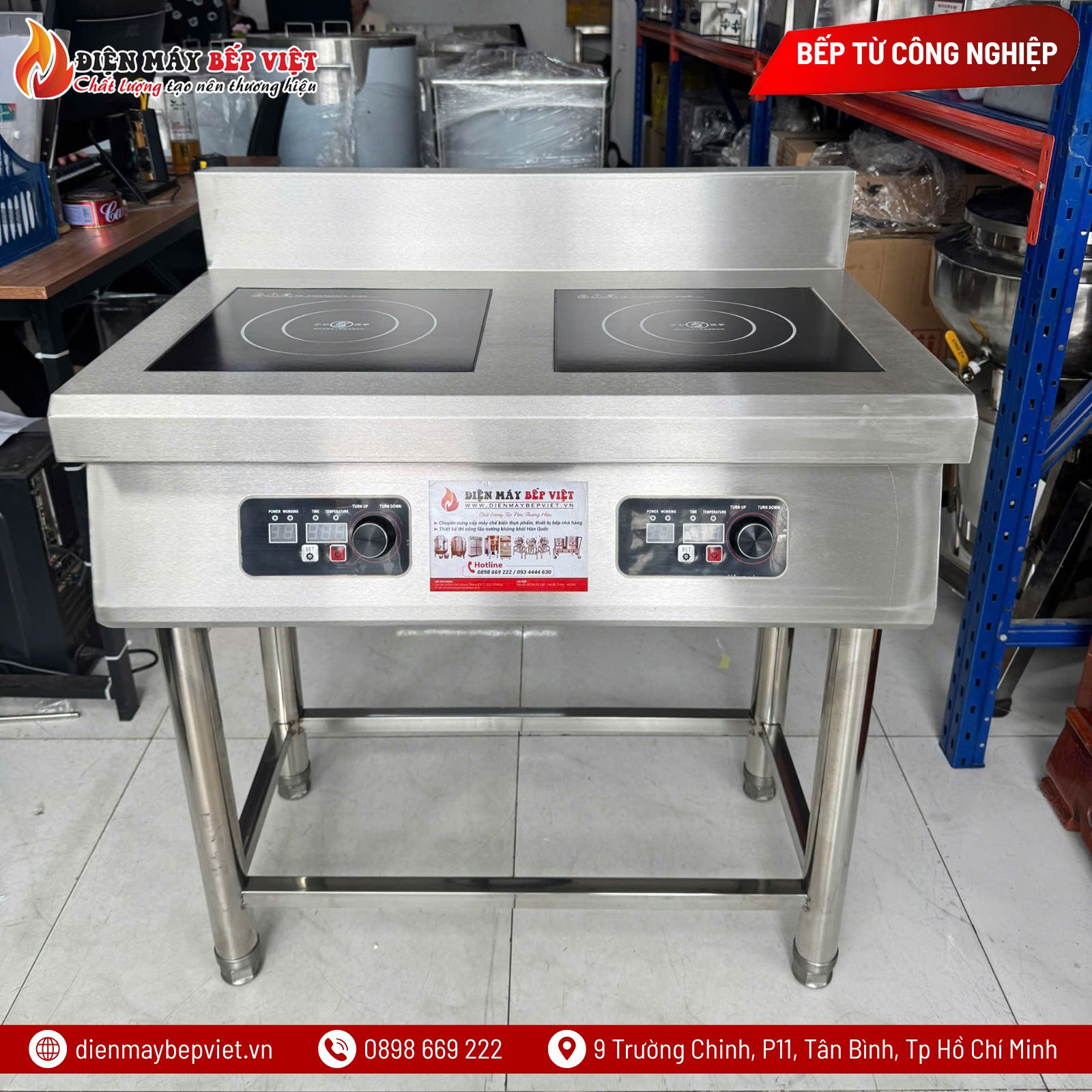 Bếp Từ Công Nghiệp 2 Họng BV2026