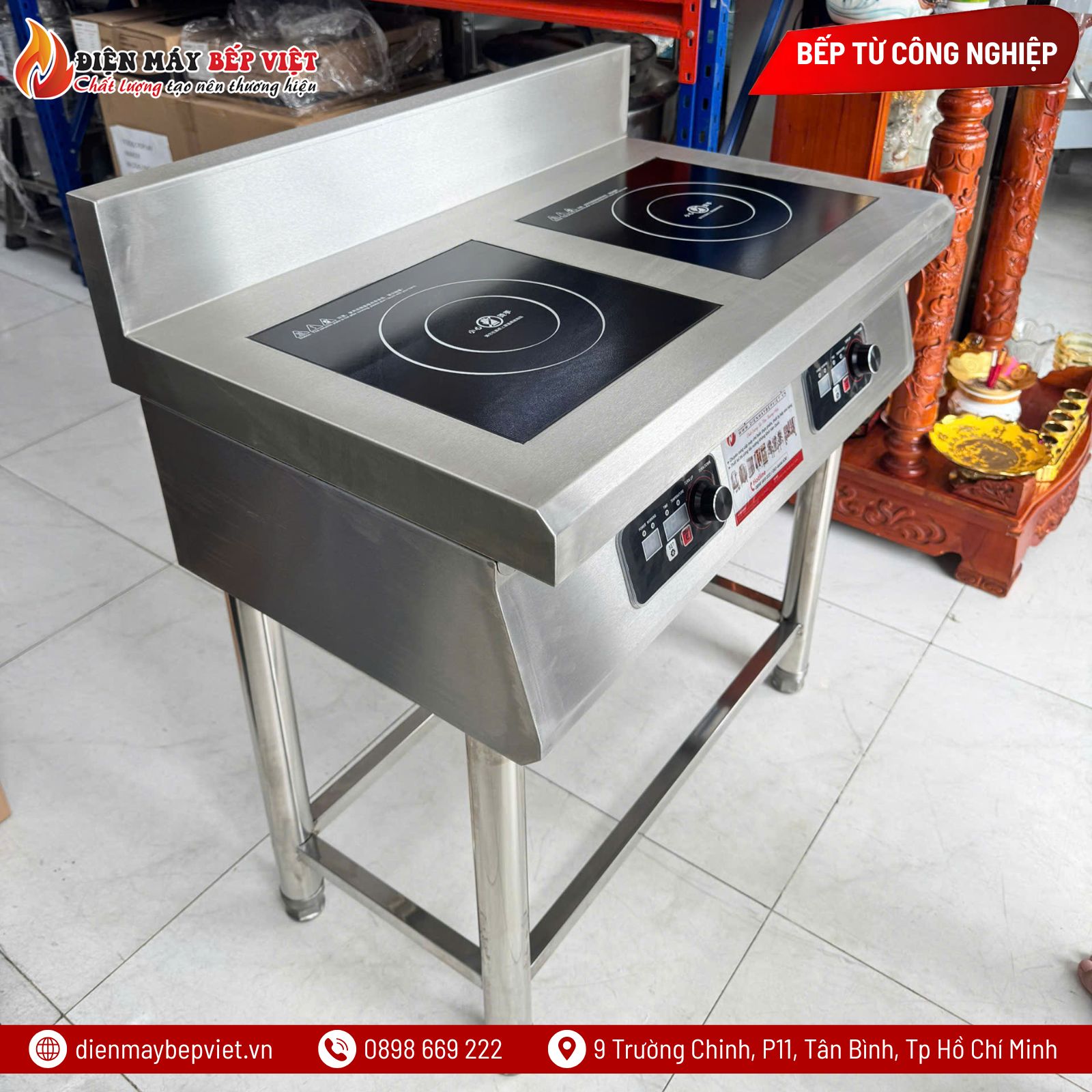 Bếp Từ Công Nghiệp 2 Họng BV2026