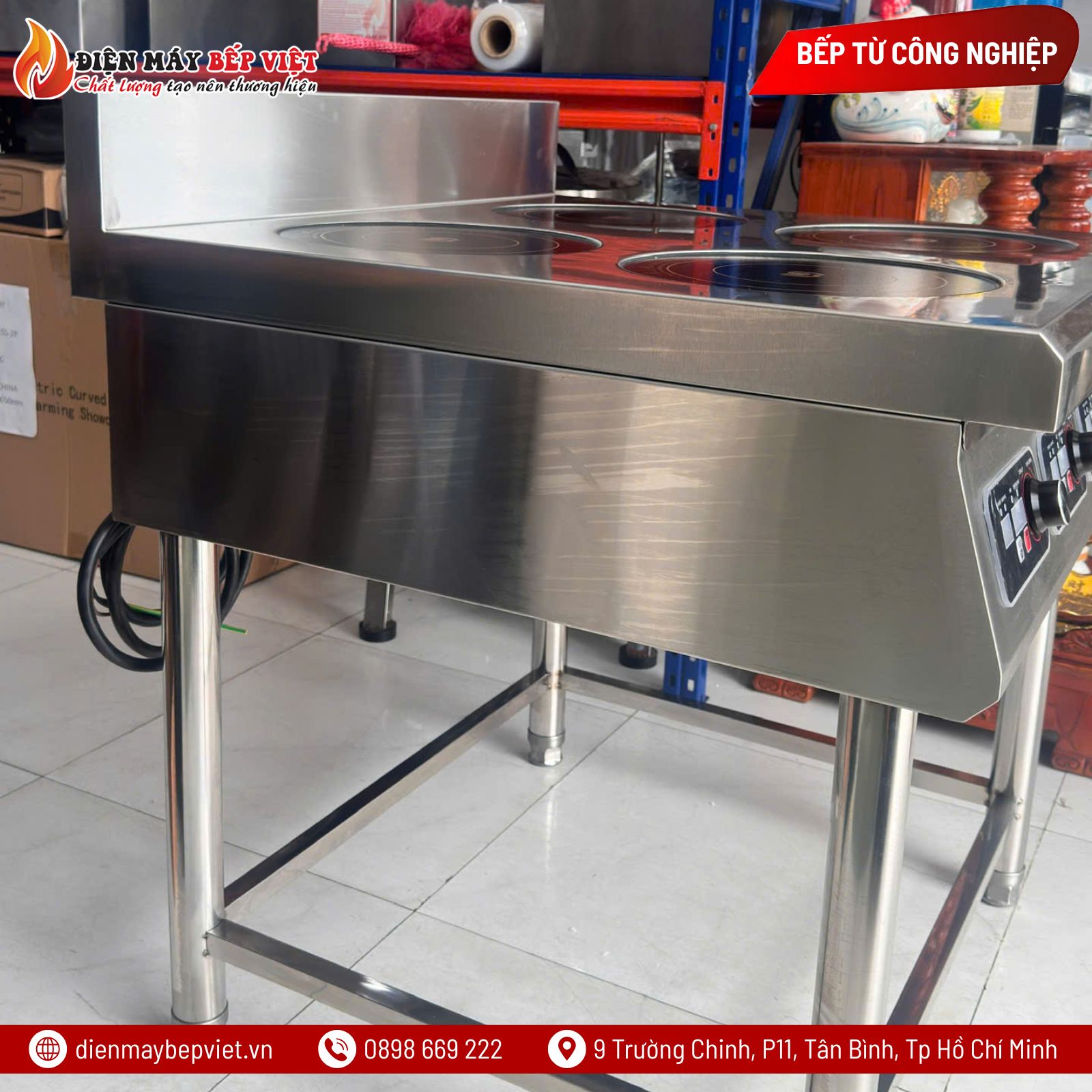 Bếp Từ Công Nghiệp 4 Họng Tròn BT3500