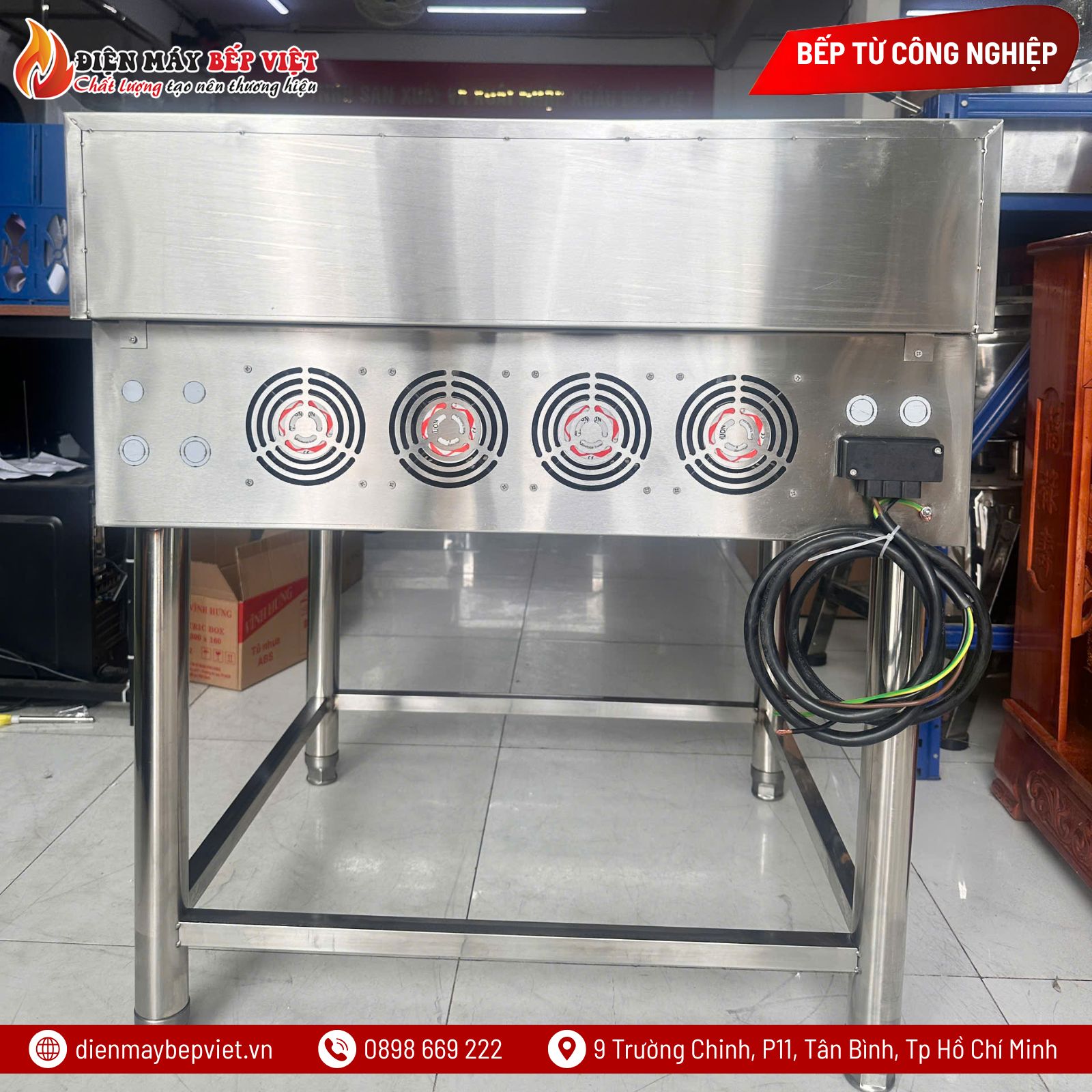 Bếp Từ Công Nghiệp 4 Họng Tròn BT3500