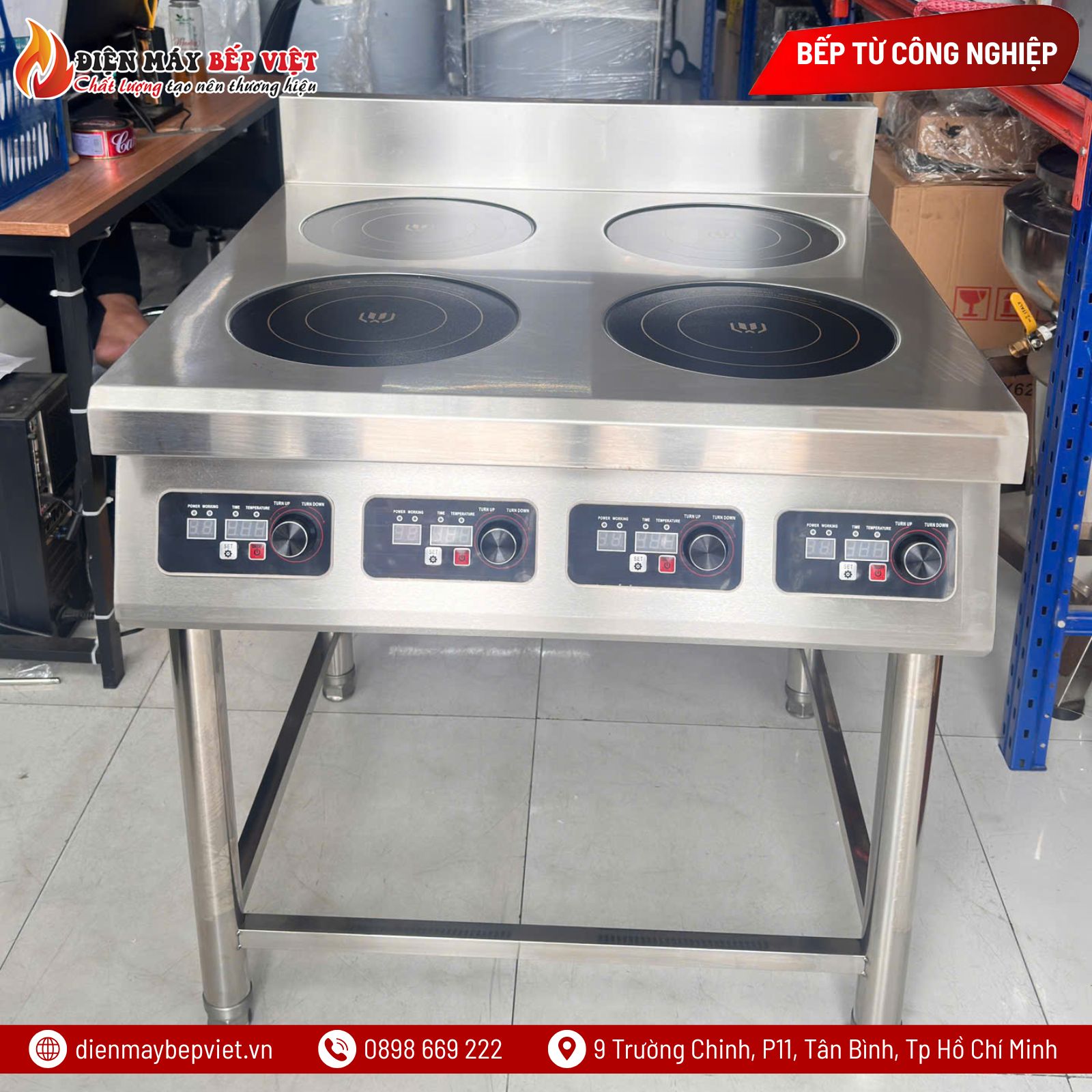 Bếp Từ Công Nghiệp 4 Họng Tròn BT3500