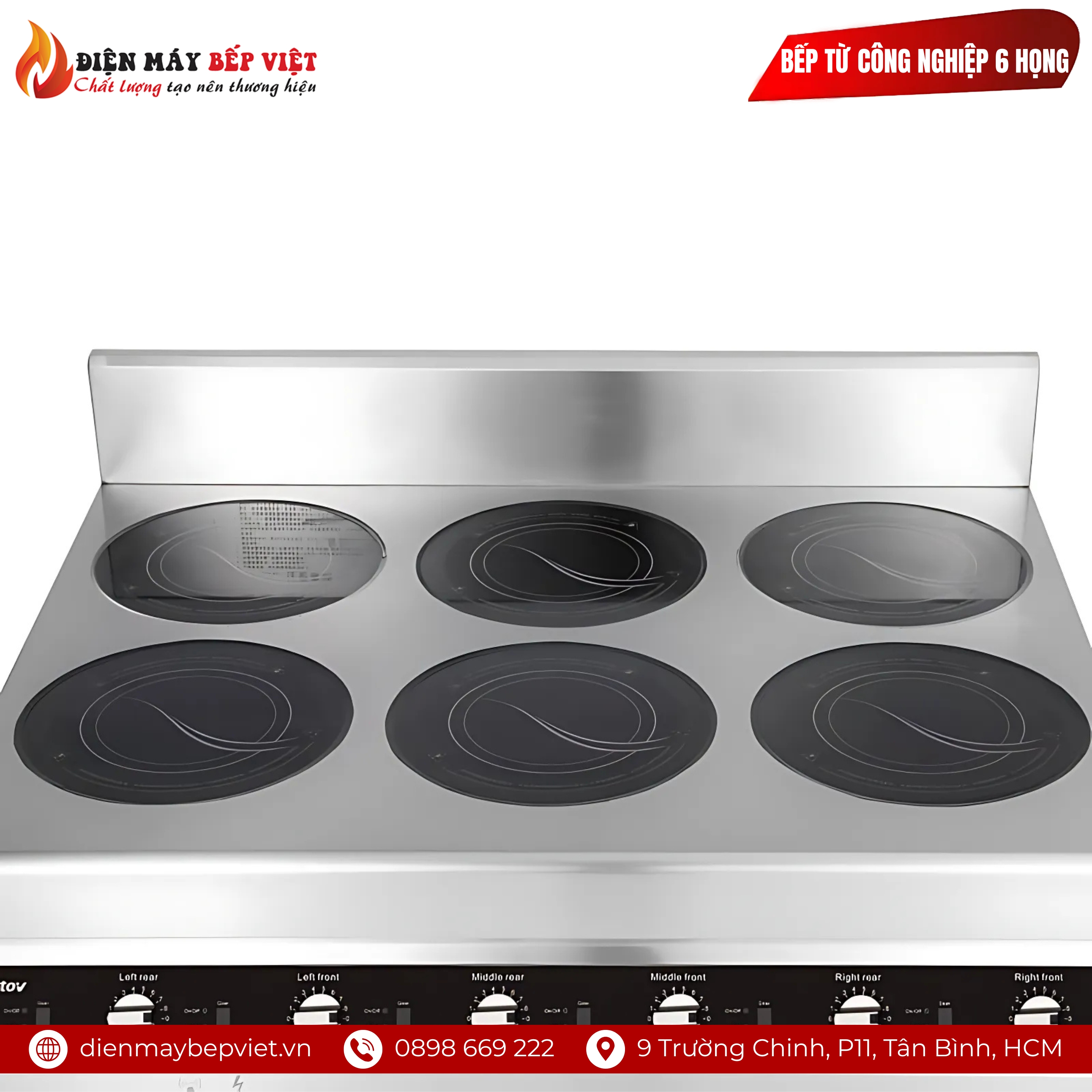 Bếp Từ Công Nghiệp 6 Họng
