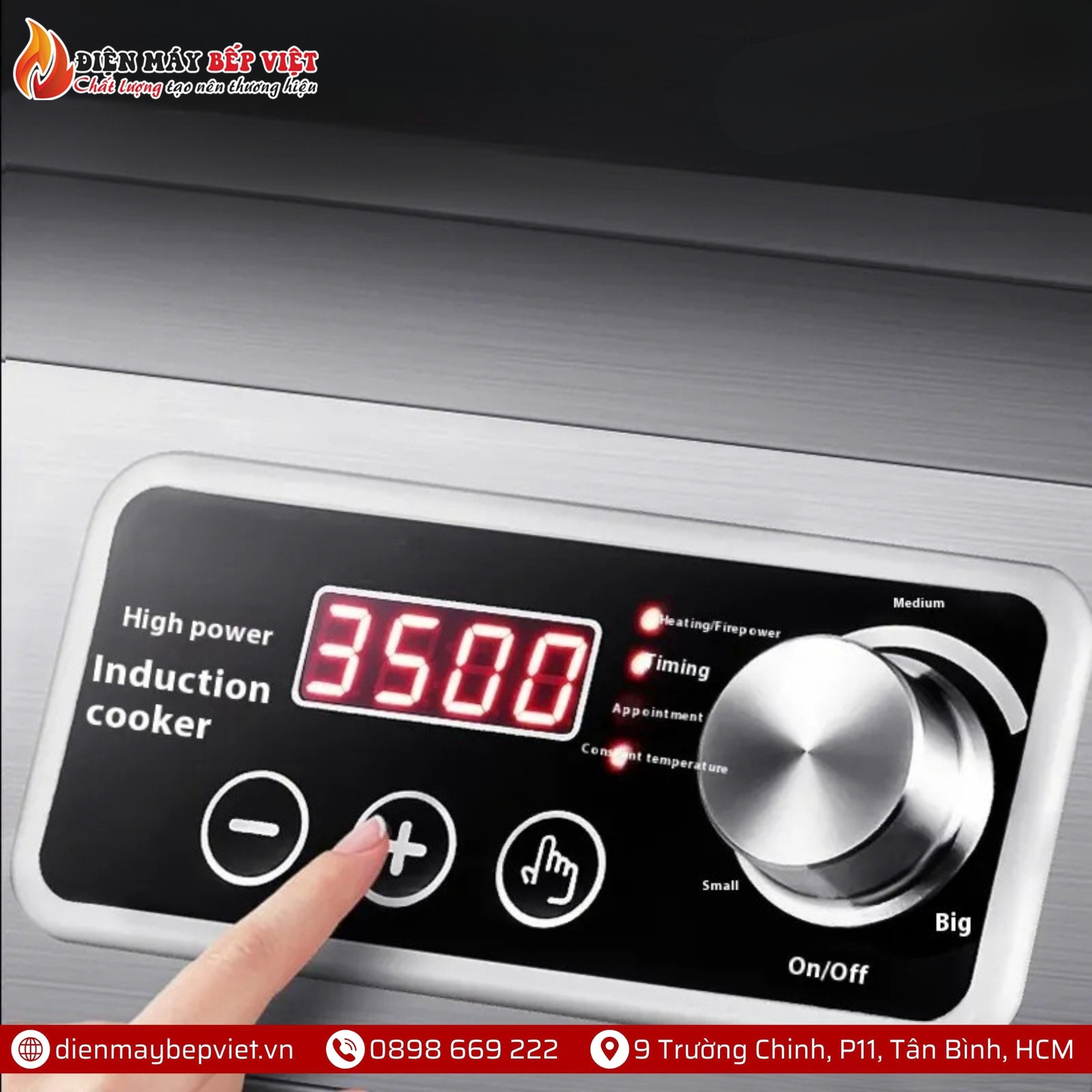 Bếp Từ Công Nghiệp Đôi 5000W