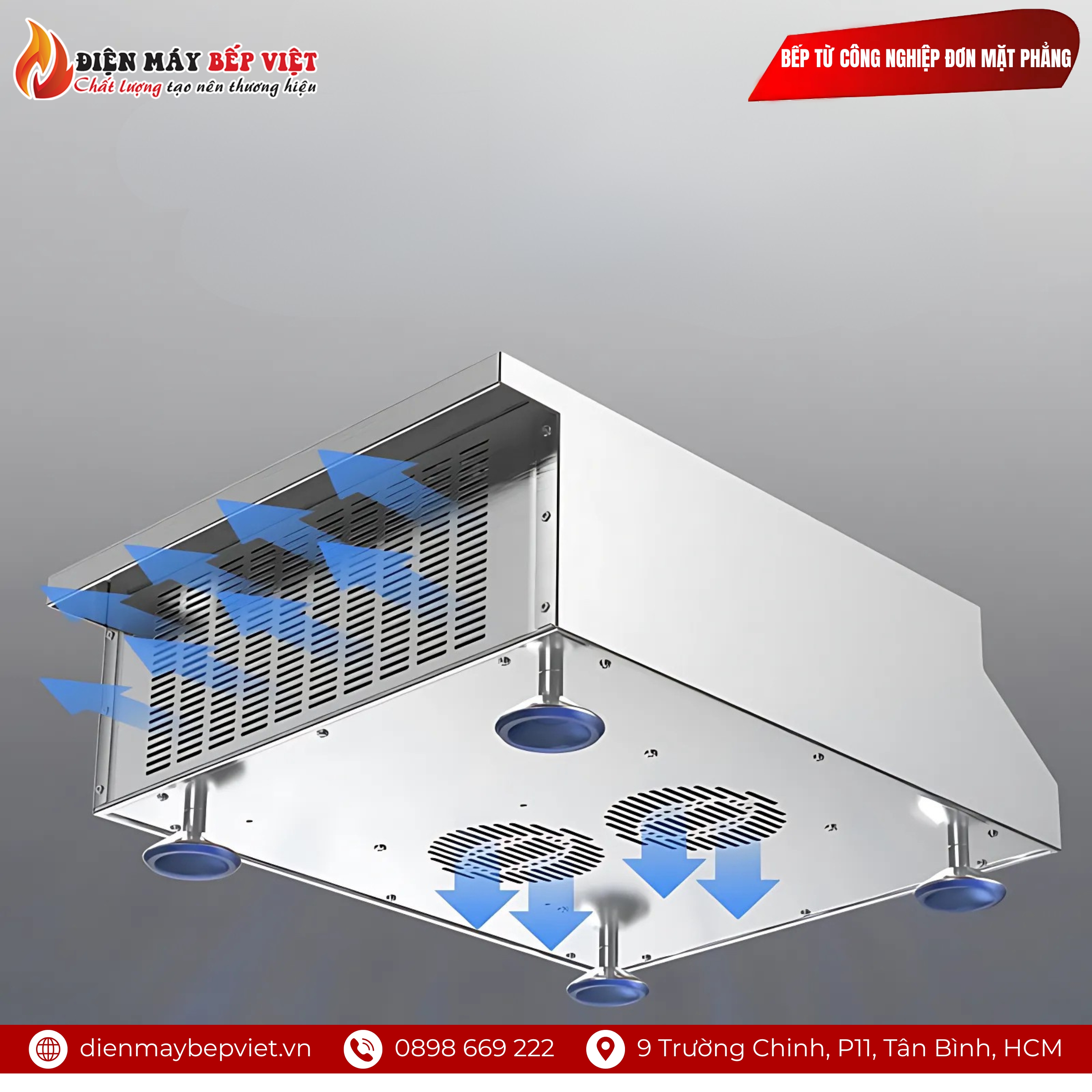Bếp Từ Công Nghiệp Đơn Mặt Phẳng