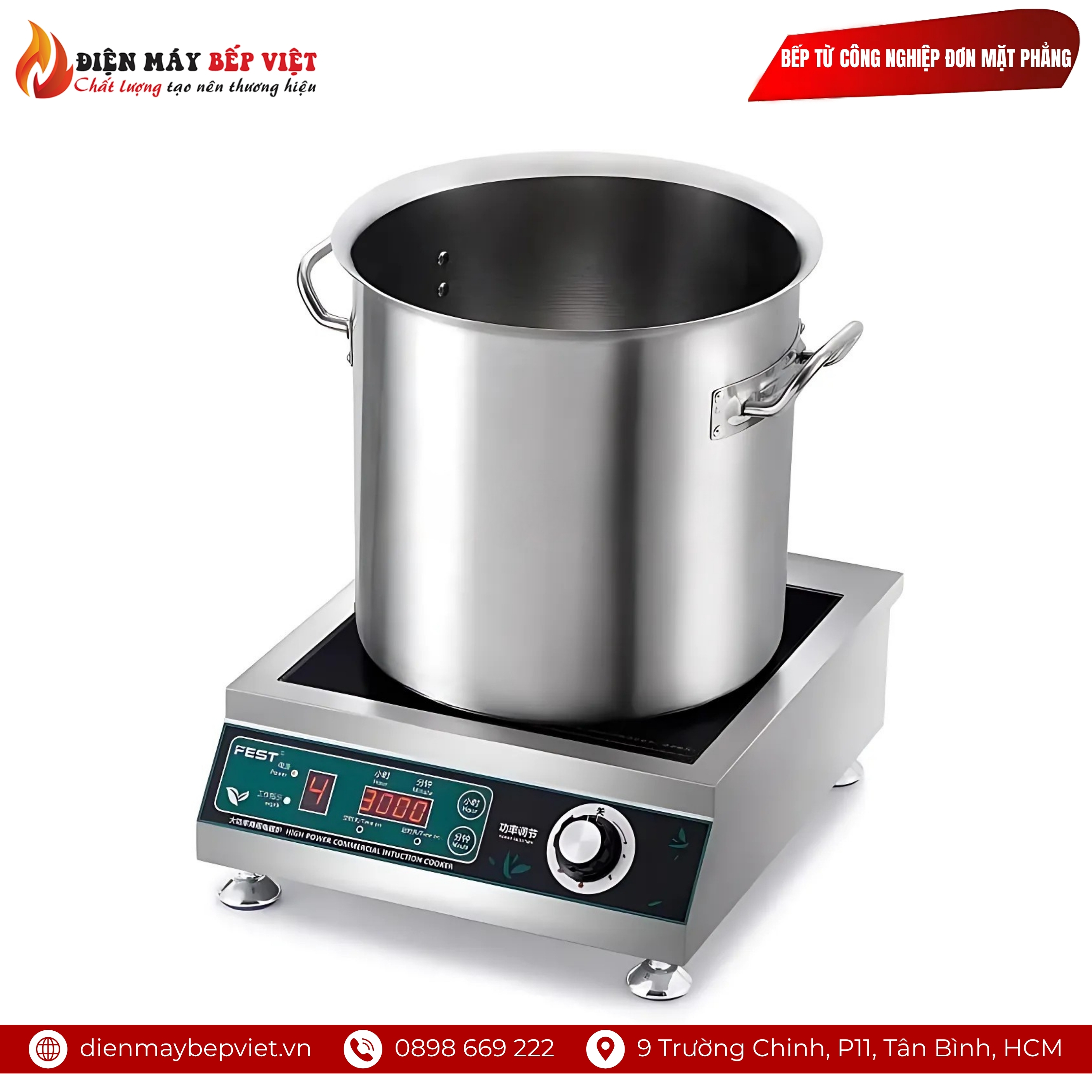 Bếp Từ Công Nghiệp Đơn Mặt Phẳng