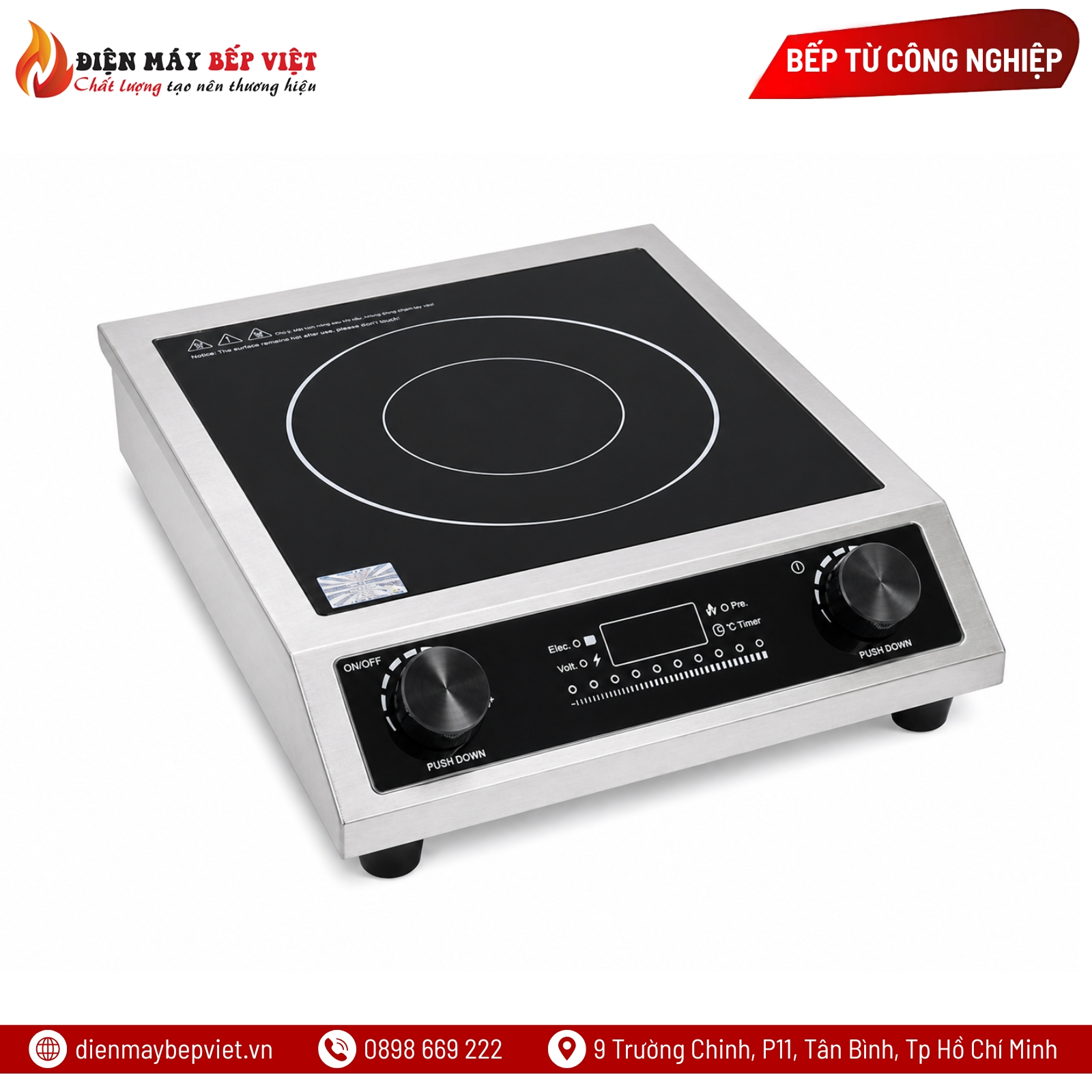 Bếp Từ Công Nghiệp Fuger FG-3579 (3500W)