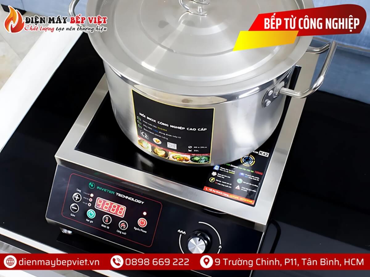 bảng điều khiển bếp từ đơn công nghiệp