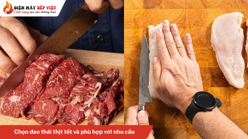 Bí quyết chọn dao thái thịt tốt phù hợp với nhu cầu