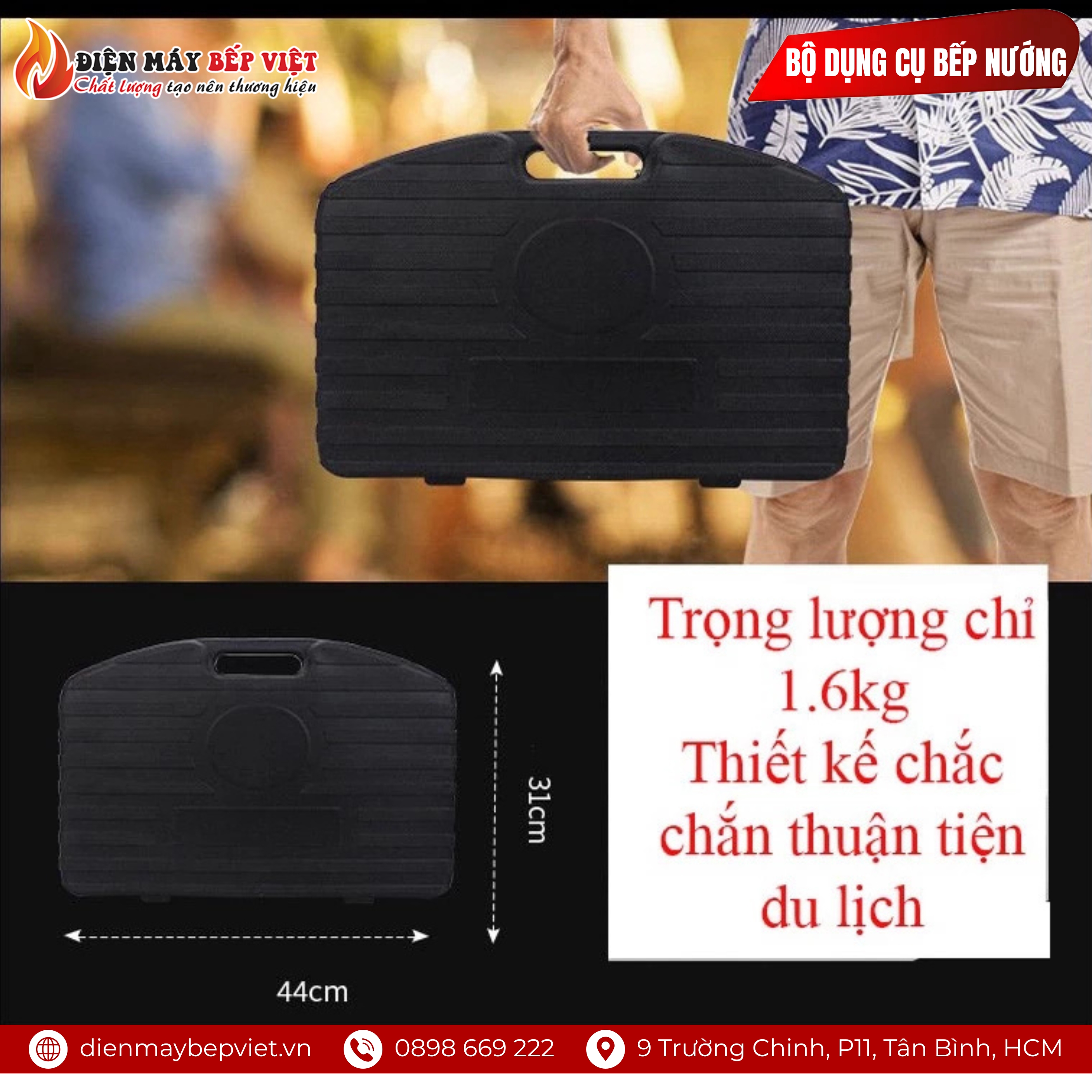Bộ Dụng Cụ Bếp Nướng 18 Món Cao Cấp
