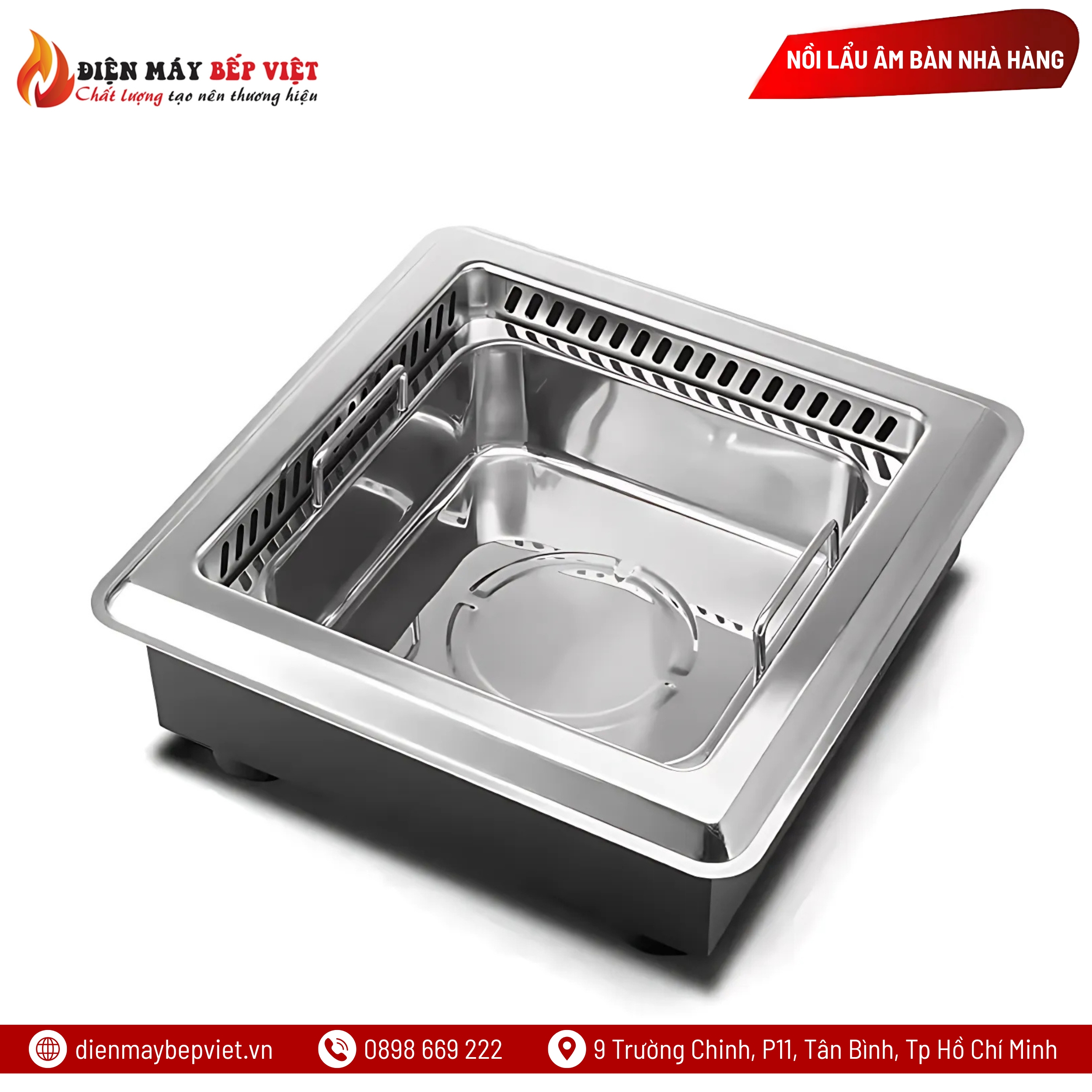 Bộ Nồi Lẩu Haidilao 2 Ngăn