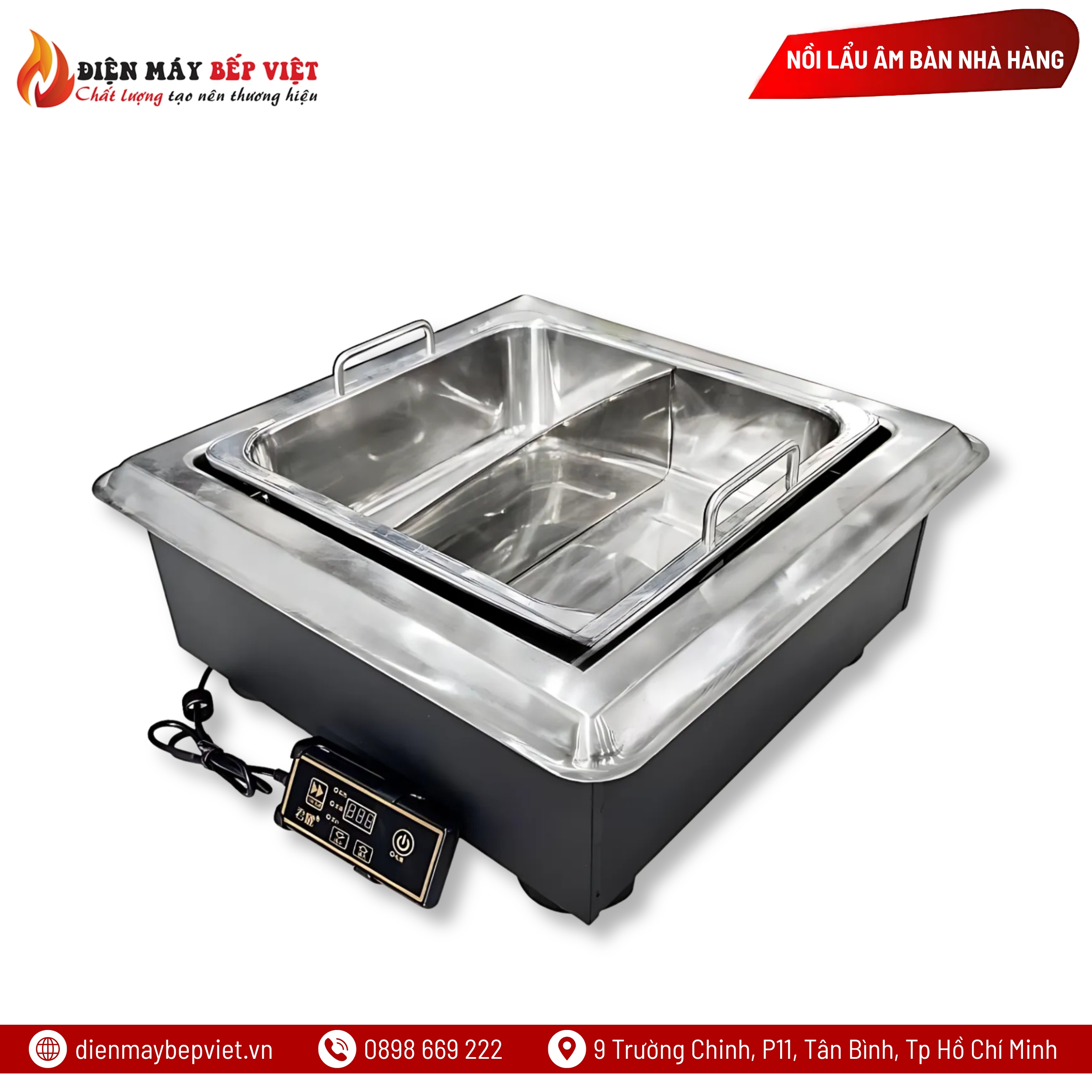 Bộ Nồi Lẩu Haidilao 2 Ngăn