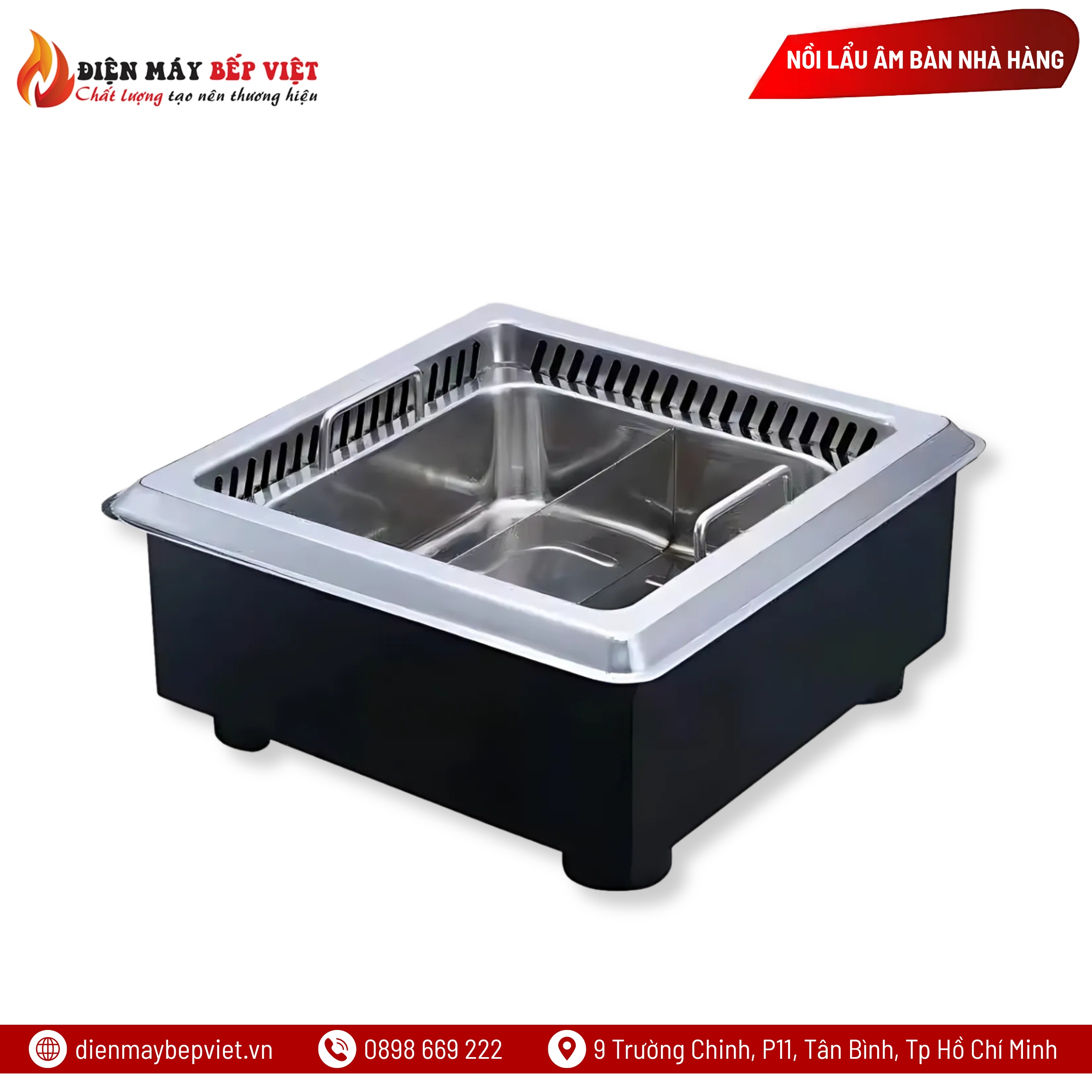 Bộ Nồi Lẩu Haidilao 2 Ngăn