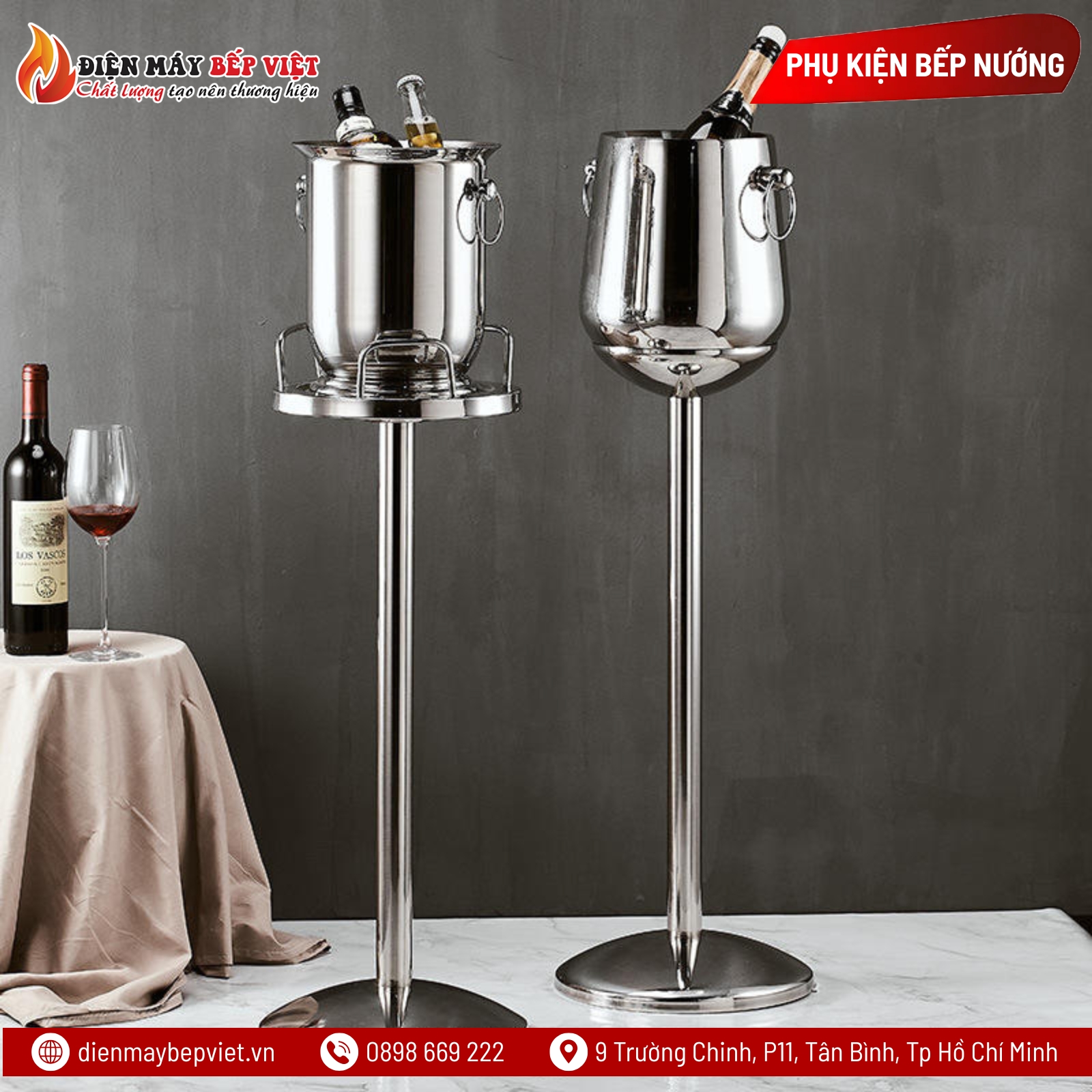 Bộ Xô Ướp Rượu Inox 304 Cao Cấp