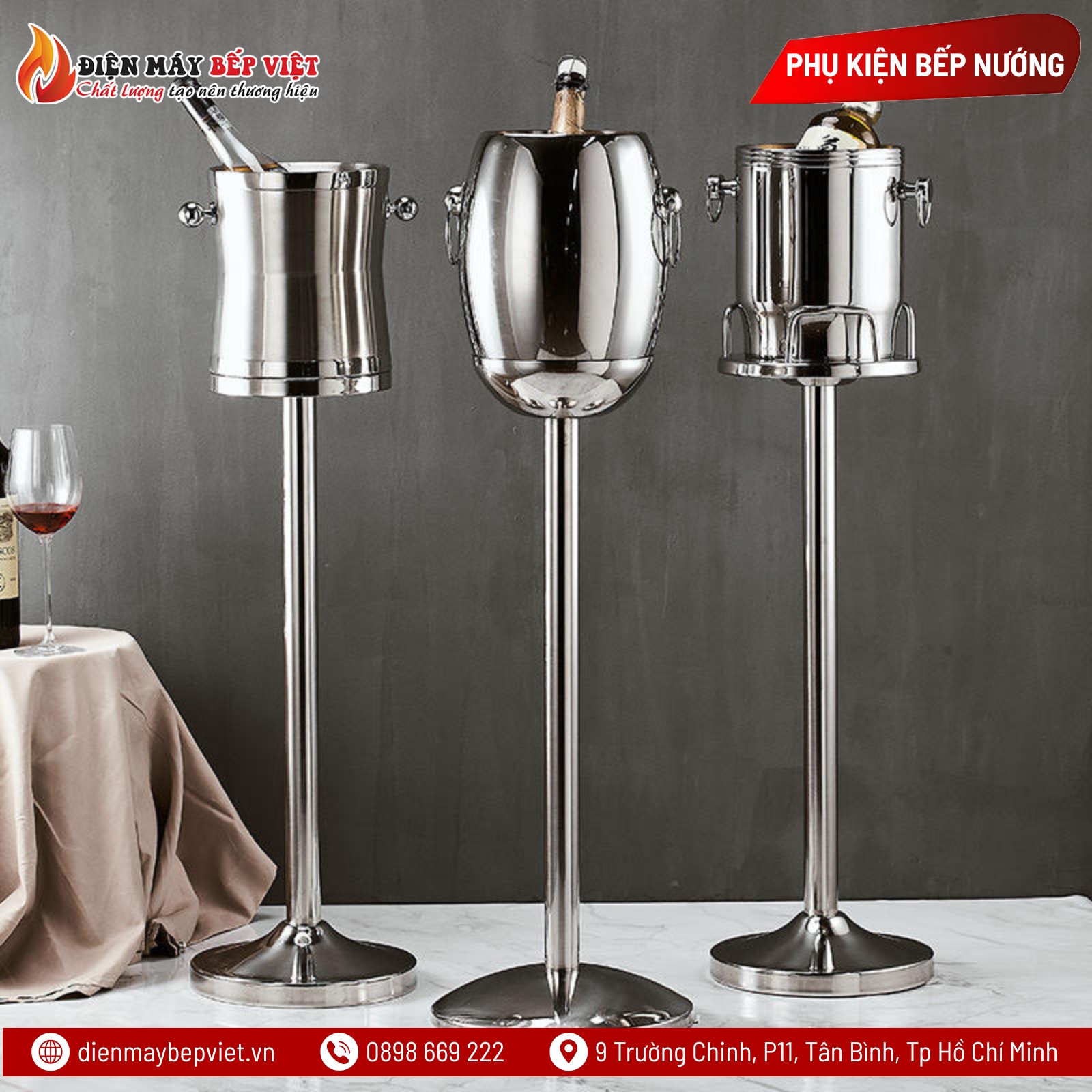 Bộ Xô Ướp Rượu Inox 304 Cao Cấp