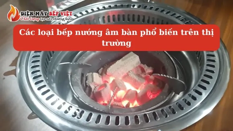 các loại bếp nướng âm bàn 