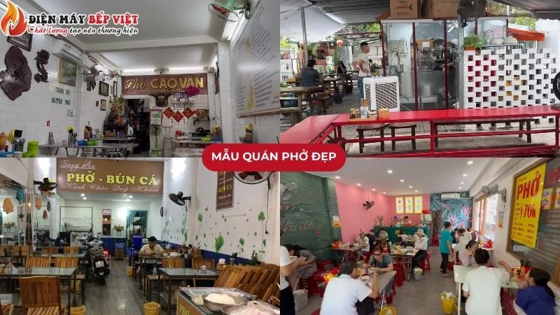 Các mẫu quán phở đẹp