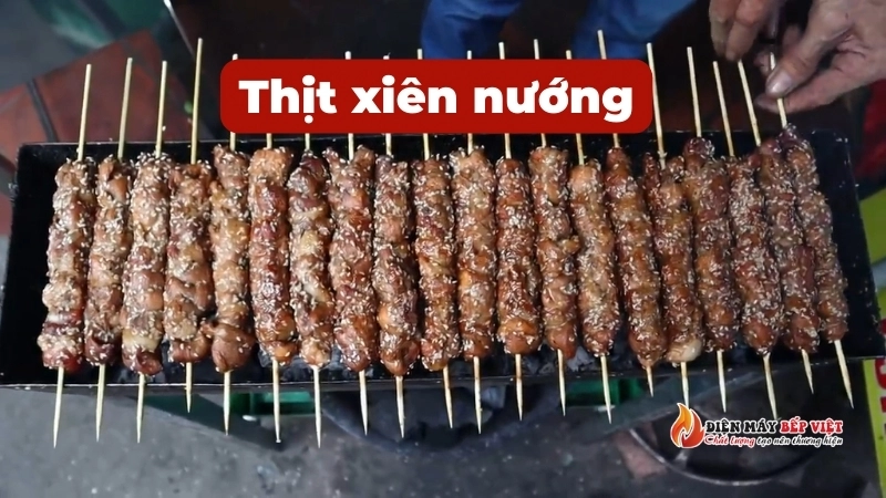 Các món nướng xiên que ngon - Món thịt xiên nướng