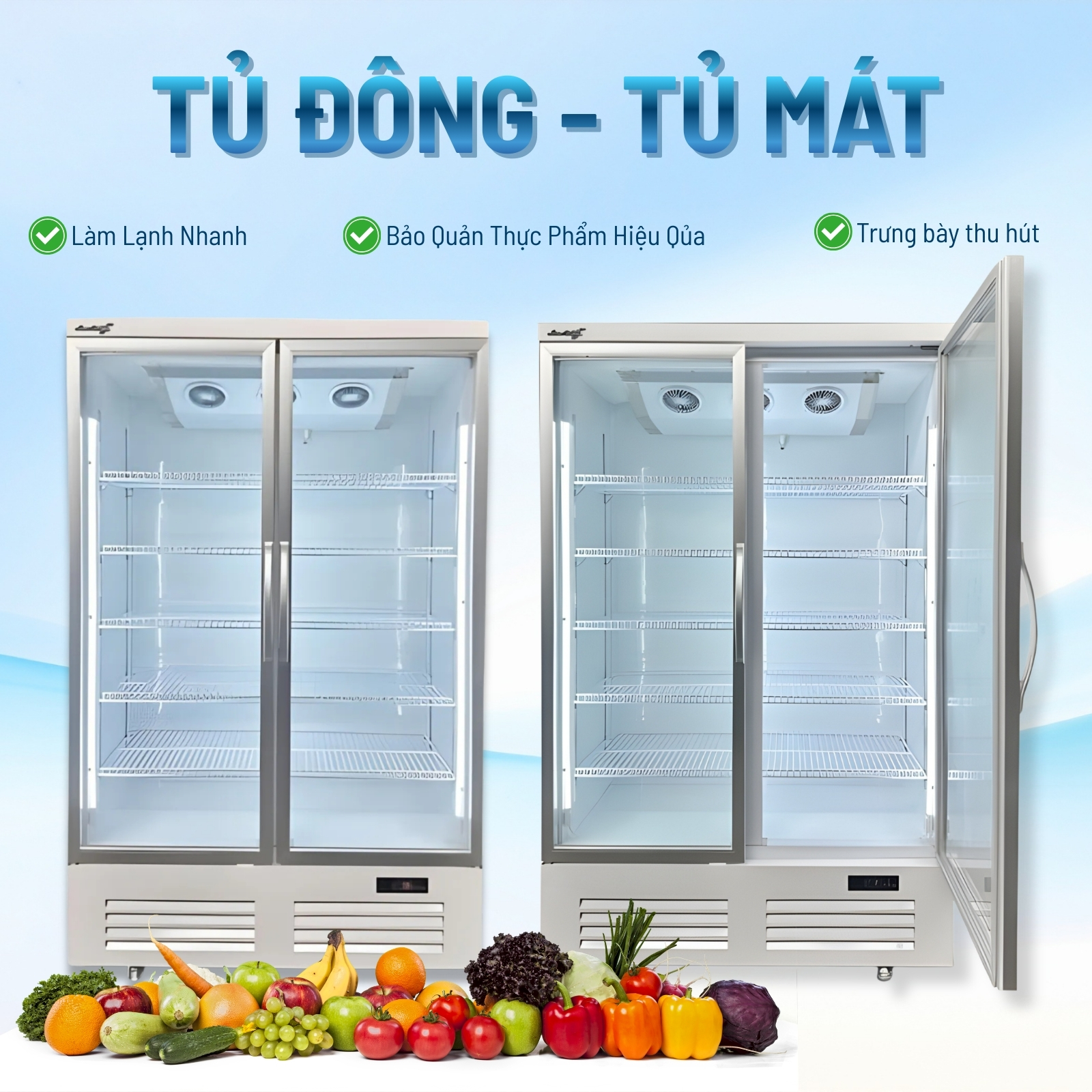 Các Thiết Bị Làm Lạnh – Bảo Quản Thực Phẩm Công Nghiệp Nên Có Mùa Hè 2026