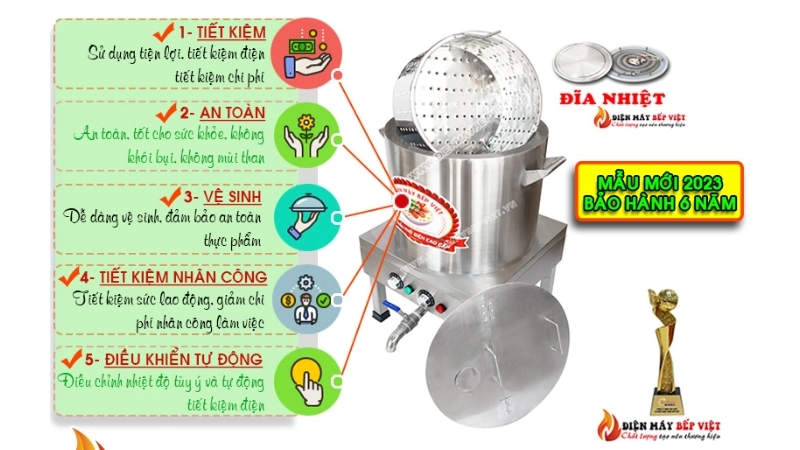 Các tiêu chí nồi nấu phở của Điện Máy Bếp Việt