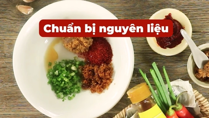 Nguyên liệu và gia vị cần thiết để ướp thịt ba chỉ nướng BBQ