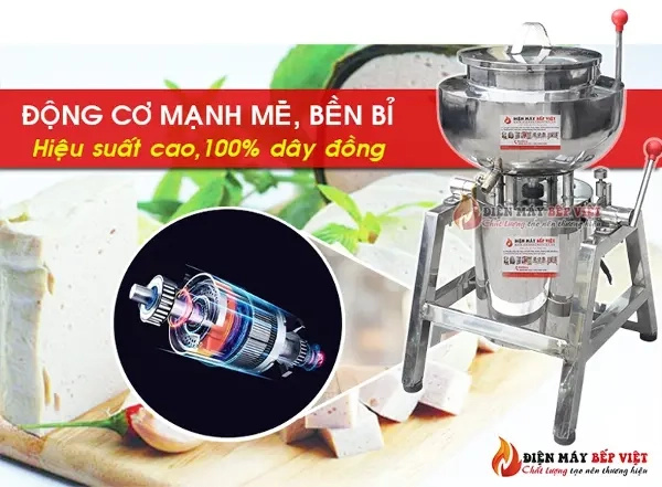 Cấu tạo máy xay giò chả 5kg