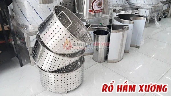 Cấu tạo rổ hầm xương nồi nấu phở