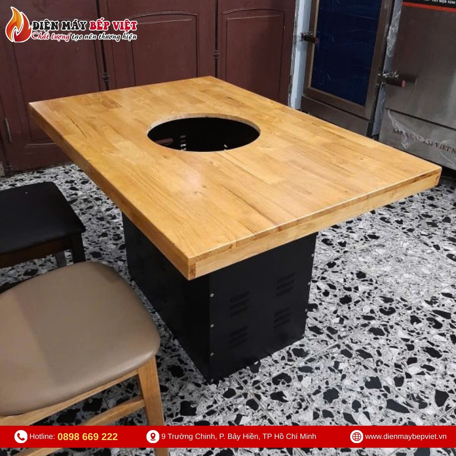 Chân Bàn Bếp Nướng Không Khói