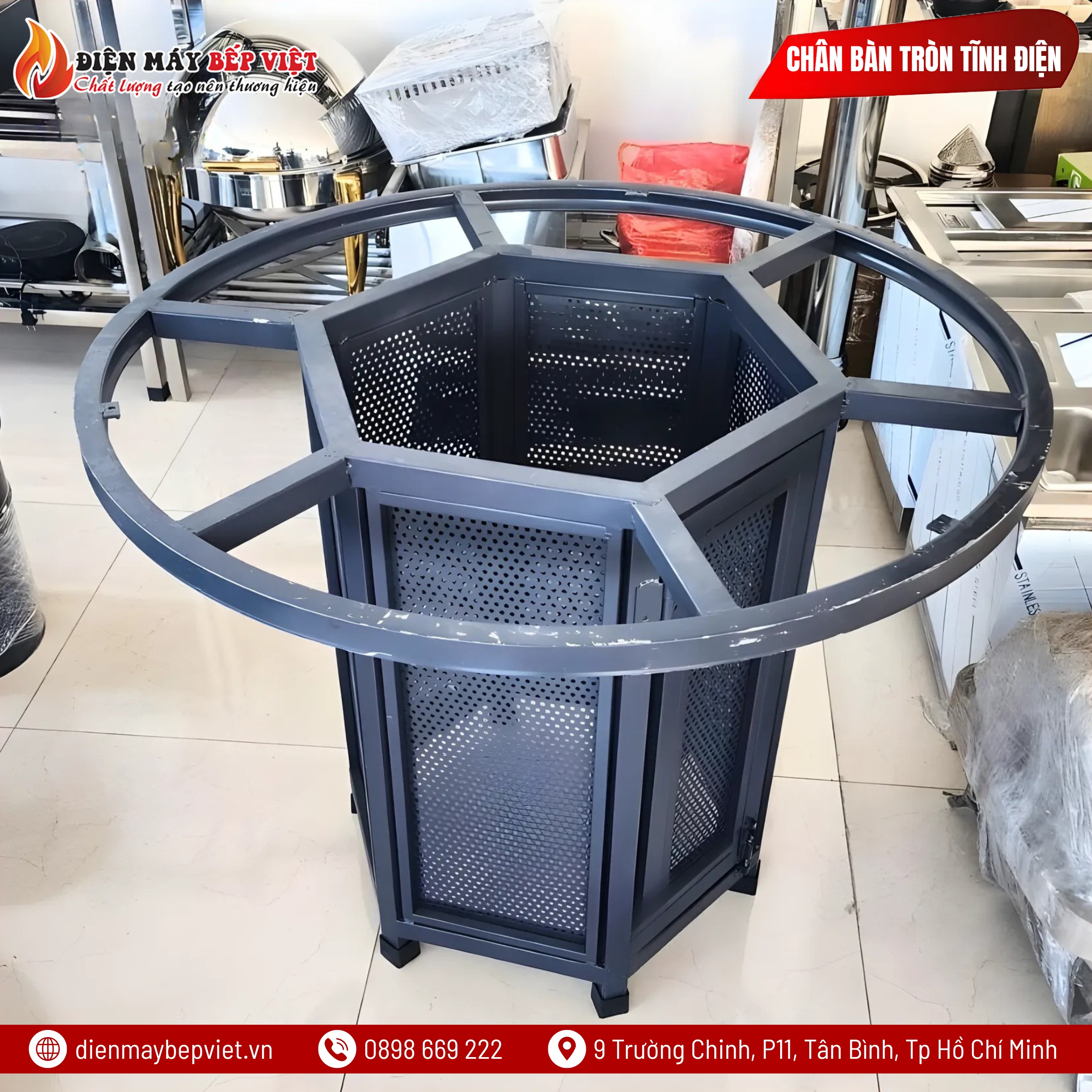 Chân Bàn Tròn Lẩu Nướng
