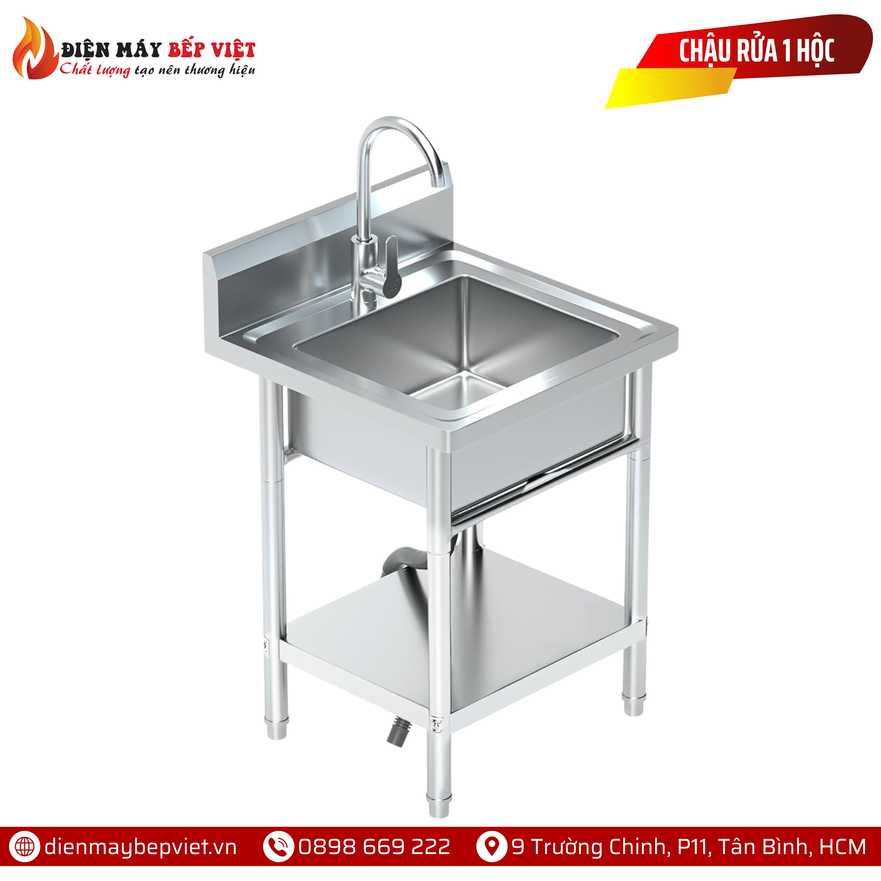 Chậu Rửa Inox 1 Hộc