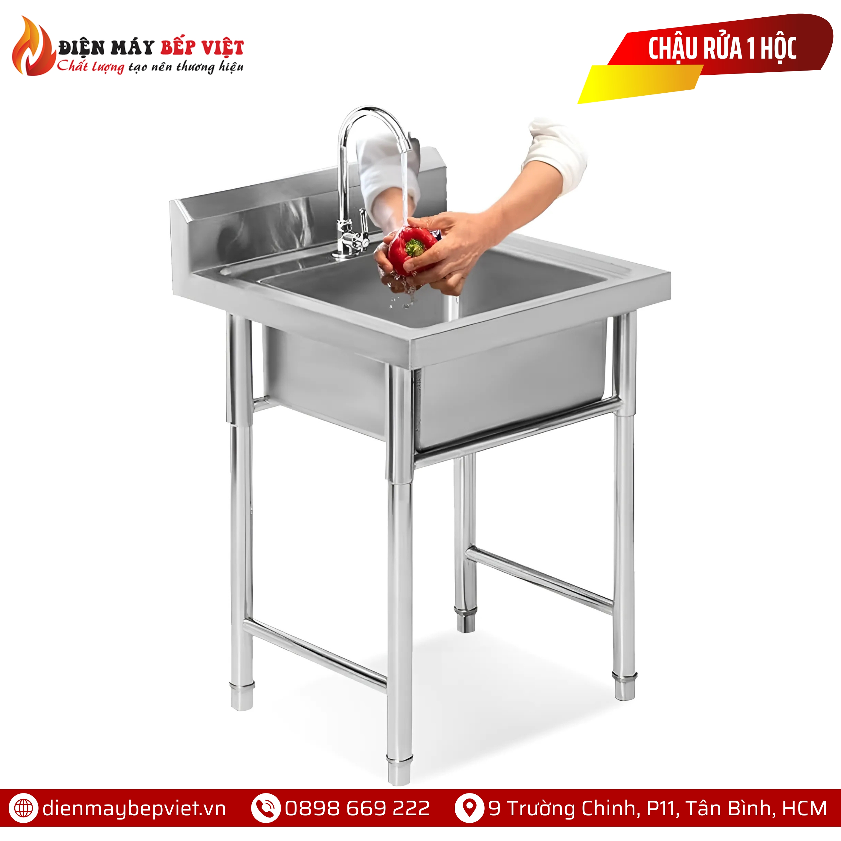 Chậu Rửa Inox 1 Hộc