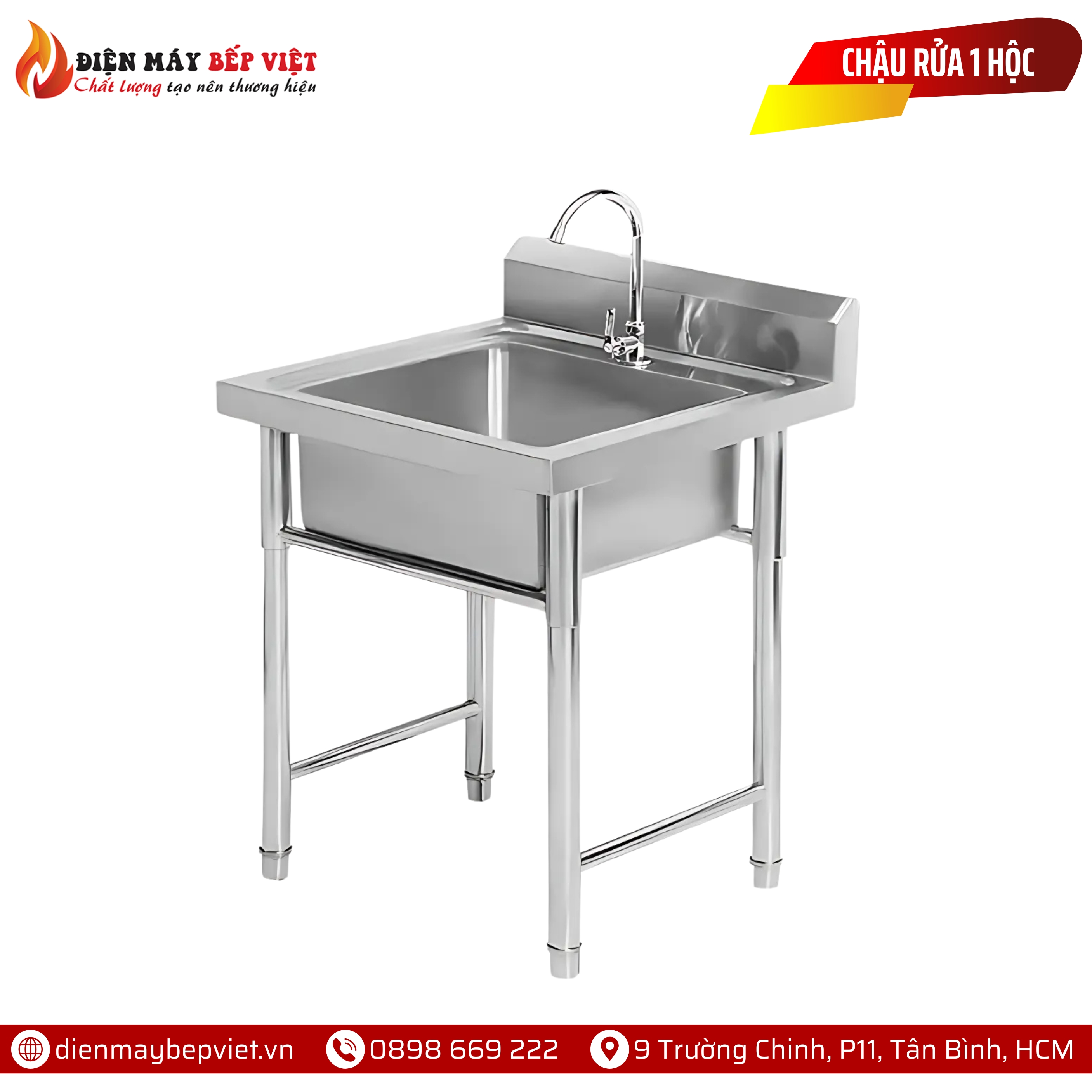 Chậu Rửa Inox 1 Hộc
