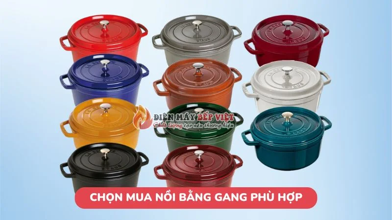 Chọn thương hiệu nồi bằng gang uy tín