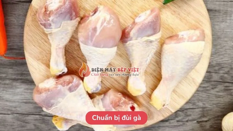 Chuẩn bị nguyên liệu làm gà rán KFC