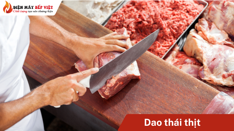 Dao thái thịt sắc bén